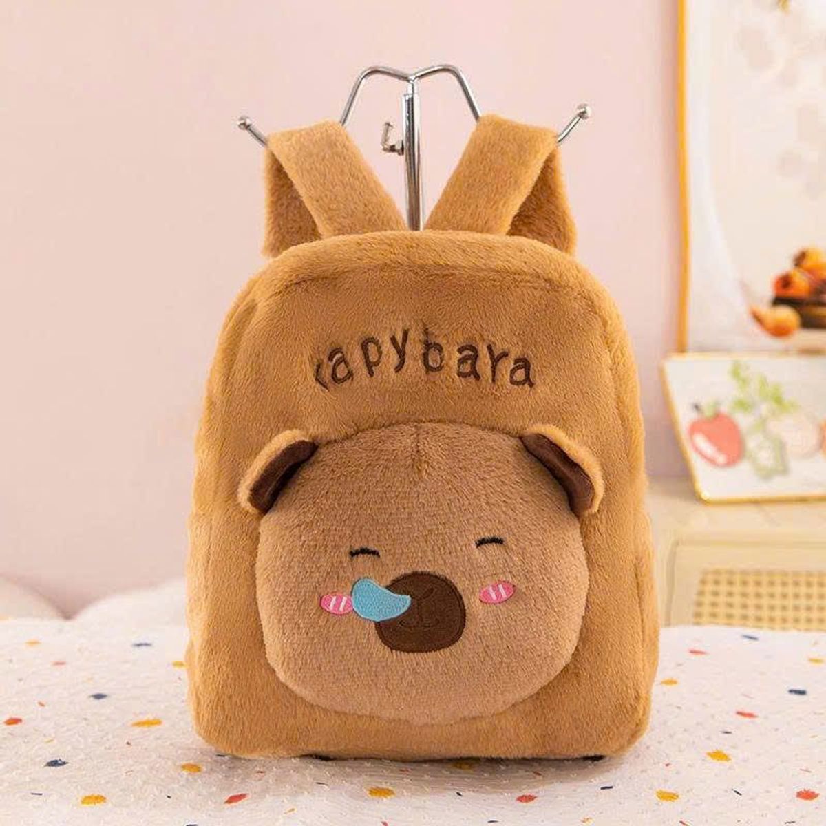 BALO MẦM NON CAPIPARA MẶT NỔI BIỂU CẢM SIÊU CUTE A856 - WINNIE HOUSE BALO MẦM NON CAPIPARA MẶT NỔI BIỂU CẢM SIÊU CUTE A856 - WINNIE HOUSE