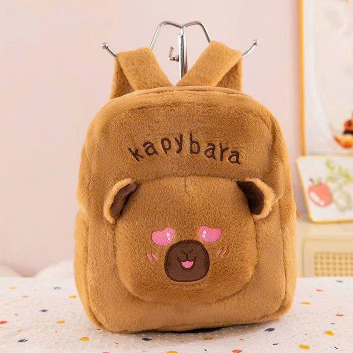 BALO MẦM NON CAPIPARA MẶT NỔI BIỂU CẢM SIÊU CUTE A856 - WINNIE HOUSE BALO MẦM NON CAPIPARA MẶT NỔI BIỂU CẢM SIÊU CUTE A856 - WINNIE HOUSE