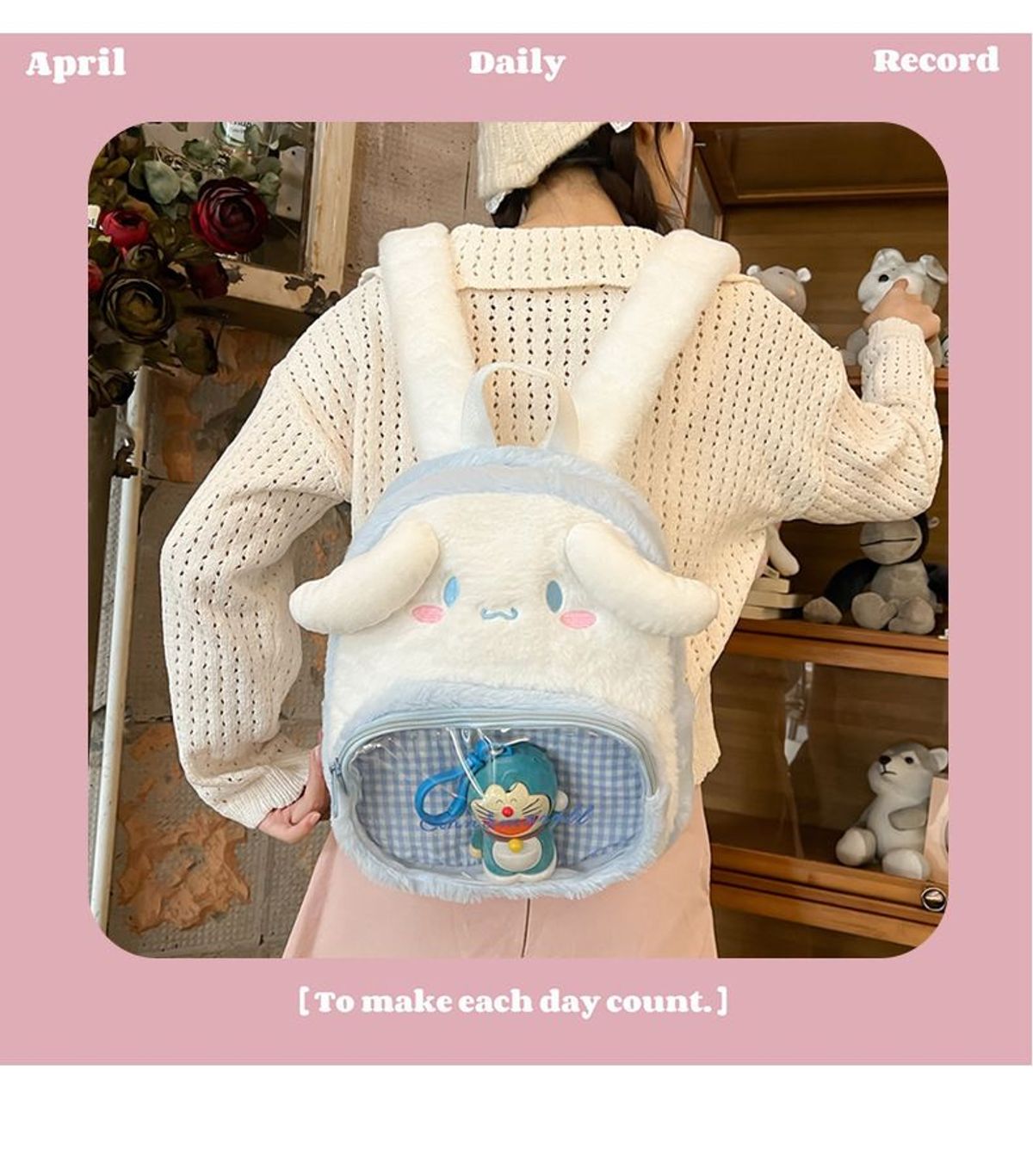 BALO LÔNG HOẠT HÌNH SANRIO PHỐI KÍNH – DỄ THƯƠNG HẾT NẤC - WINNIE HOUSE BALO LÔNG HOẠT HÌNH SANRIO PHỐI KÍNH – DỄ THƯƠNG HẾT NẤC - WINNIE HOUSE