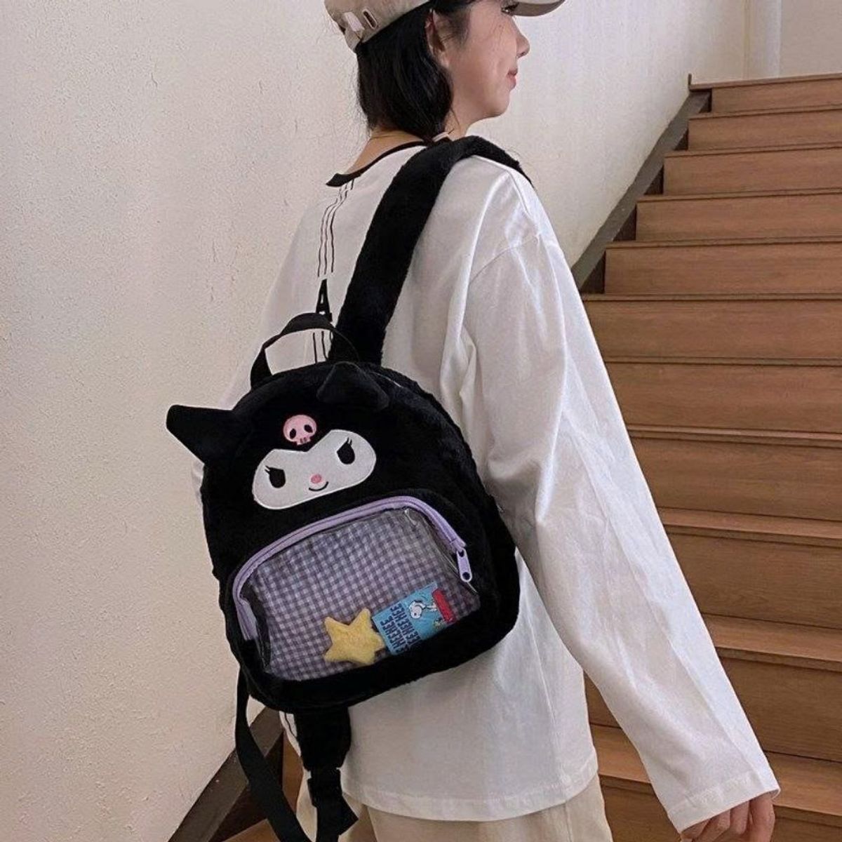 BALO LÔNG HOẠT HÌNH SANRIO PHỐI KÍNH – DỄ THƯƠNG HẾT NẤC - WINNIE HOUSE BALO LÔNG HOẠT HÌNH SANRIO PHỐI KÍNH – DỄ THƯƠNG HẾT NẤC - WINNIE HOUSE