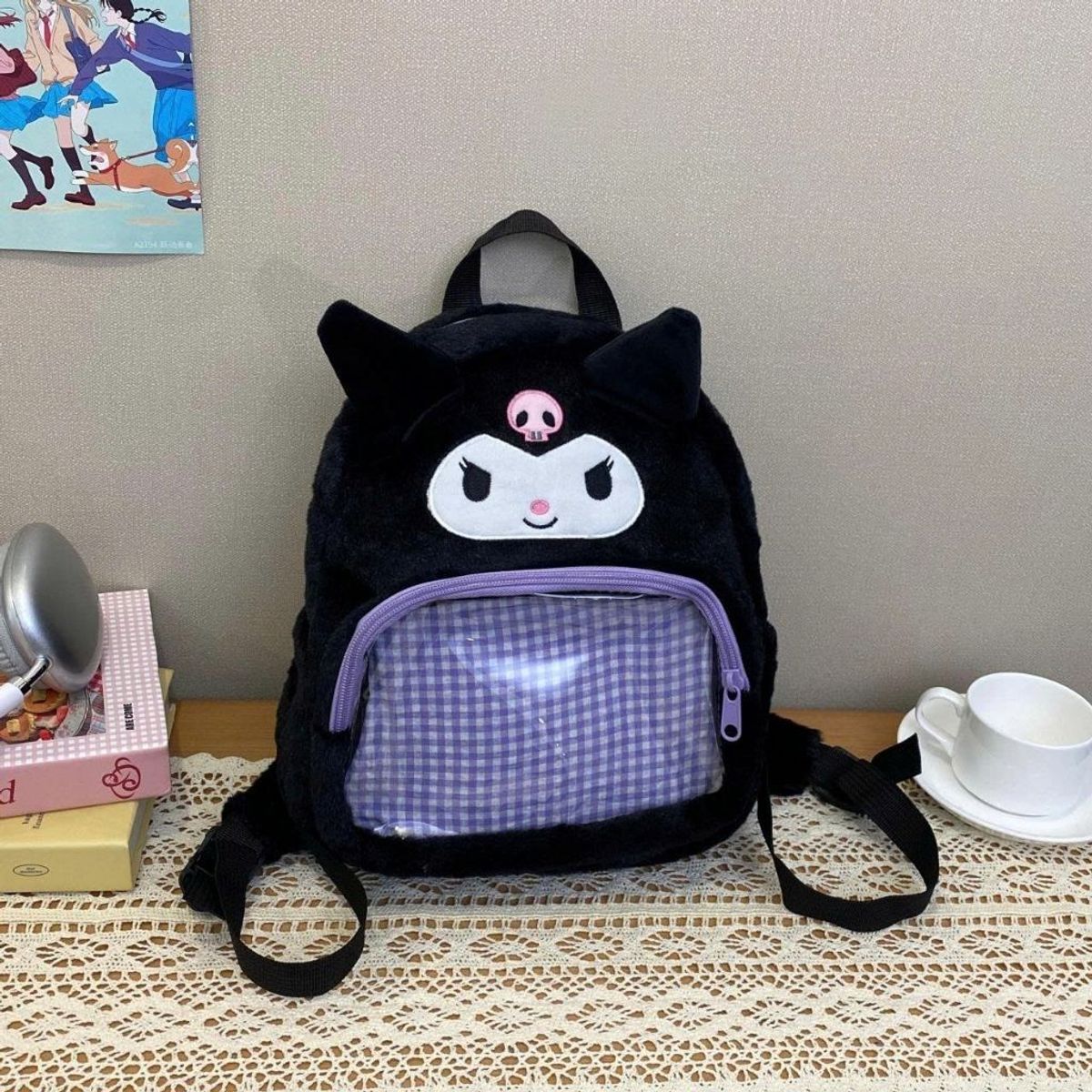 BALO LÔNG HOẠT HÌNH SANRIO PHỐI KÍNH – DỄ THƯƠNG HẾT NẤC - WINNIE HOUSE BALO LÔNG HOẠT HÌNH SANRIO PHỐI KÍNH – DỄ THƯƠNG HẾT NẤC - WINNIE HOUSE