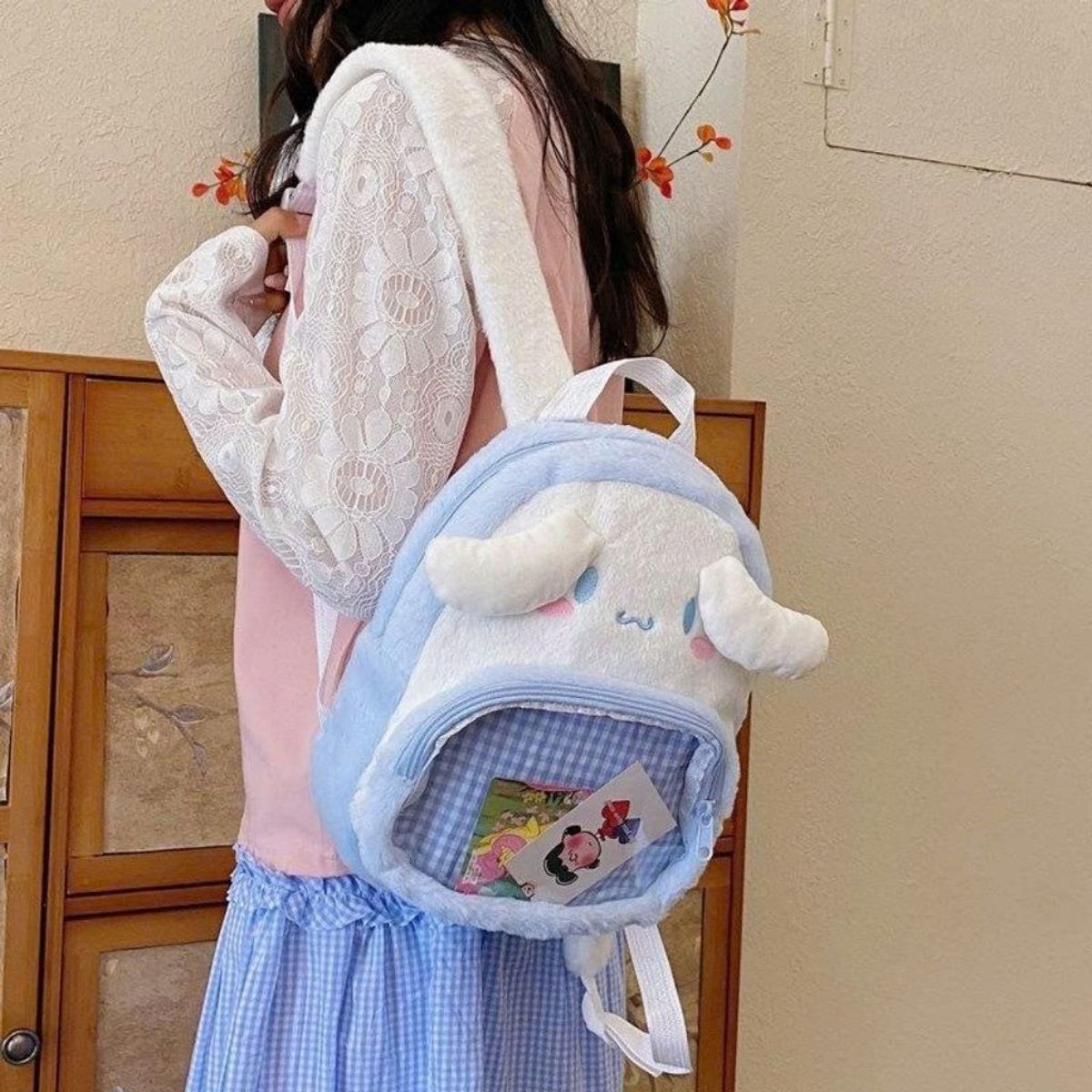 BALO LÔNG HOẠT HÌNH SANRIO PHỐI KÍNH – DỄ THƯƠNG HẾT NẤC - WINNIE HOUSE BALO LÔNG HOẠT HÌNH SANRIO PHỐI KÍNH – DỄ THƯƠNG HẾT NẤC - WINNIE HOUSE