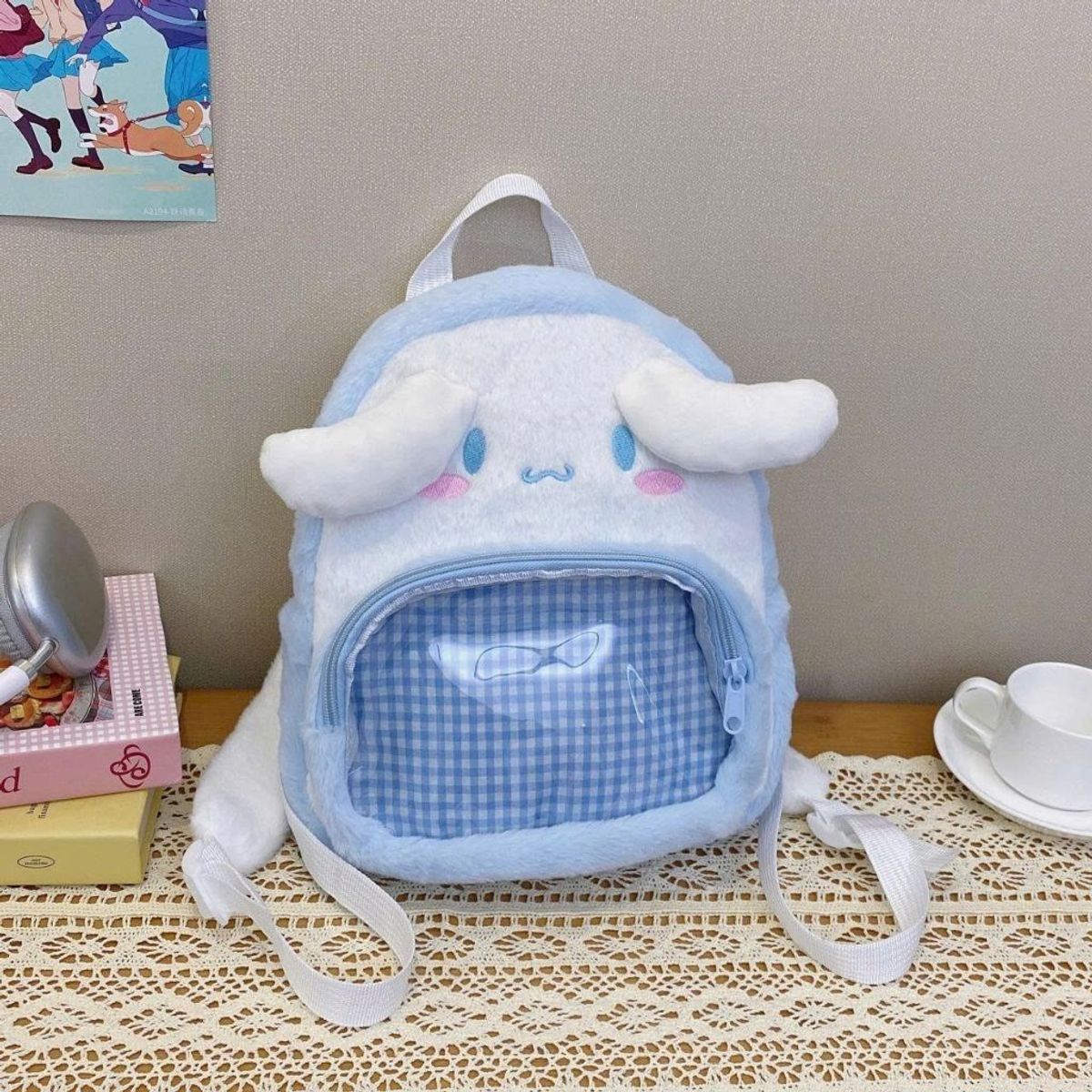 BALO LÔNG HOẠT HÌNH SANRIO PHỐI KÍNH – DỄ THƯƠNG HẾT NẤC - WINNIE HOUSE BALO LÔNG HOẠT HÌNH SANRIO PHỐI KÍNH – DỄ THƯƠNG HẾT NẤC - WINNIE HOUSE