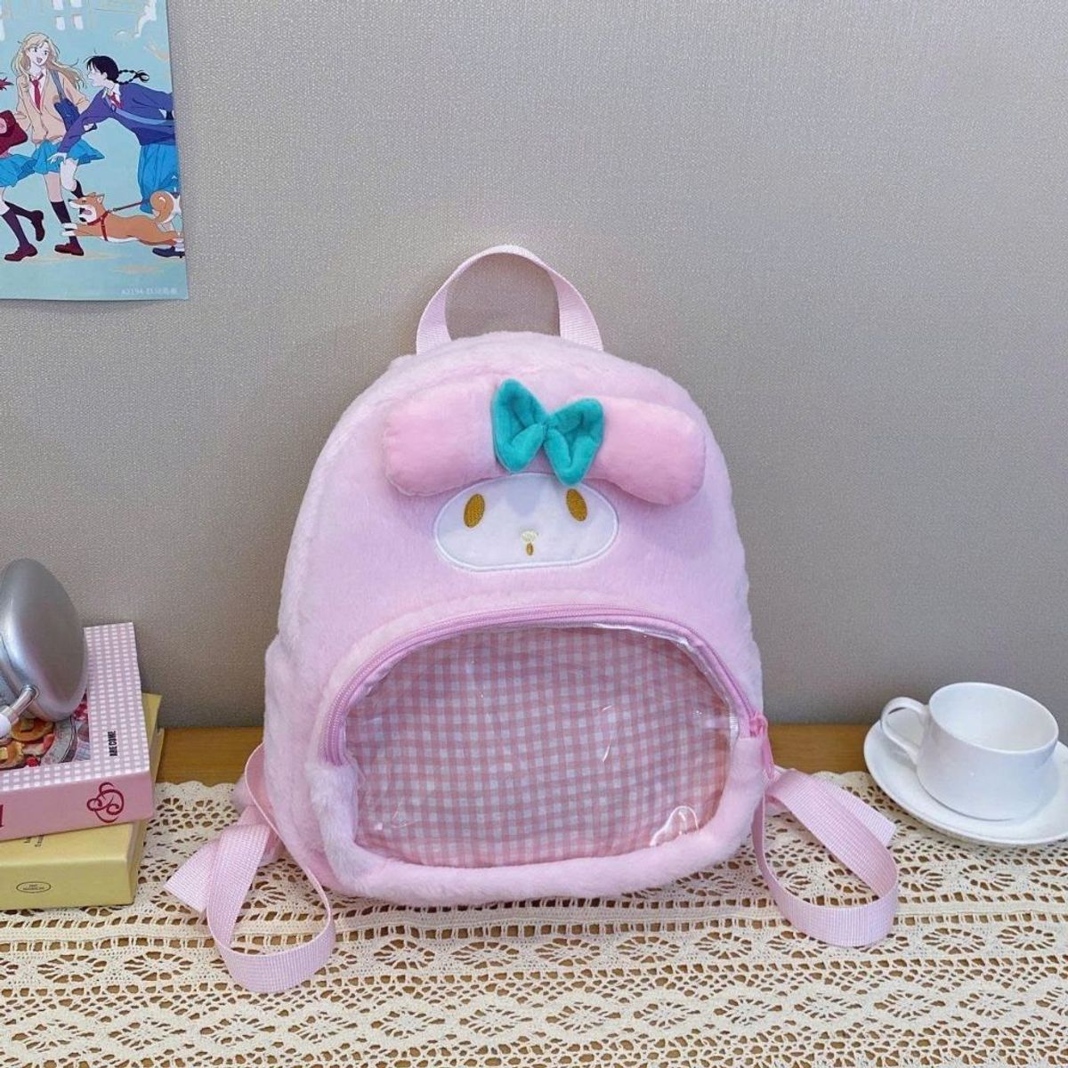 BALO LÔNG HOẠT HÌNH SANRIO PHỐI KÍNH – DỄ THƯƠNG HẾT NẤC - WINNIE HOUSE BALO LÔNG HOẠT HÌNH SANRIO PHỐI KÍNH – DỄ THƯƠNG HẾT NẤC - WINNIE HOUSE