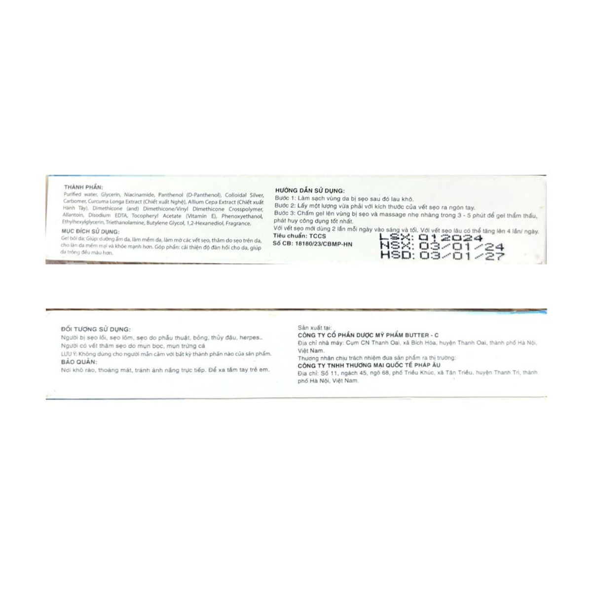 Kem Ngừa sẹo Dermatic Gel Extra giúp dưỡng ẩm da, làm mềm da, làm mờ các vết sẹo hộp 15g Kem Ngừa sẹo Dermatic Gel Extra giúp dưỡng ẩm da, làm mềm da, làm mờ các vết sẹo hộp 15g