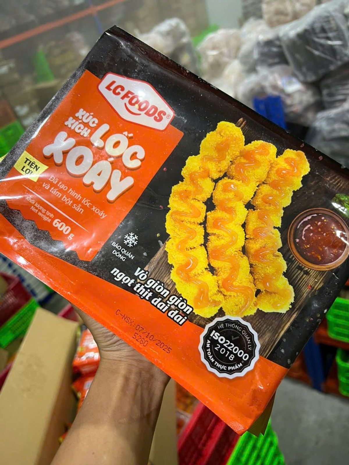 Xúc xích LC lóc xoáy 600gr (giao tphcm hoả tốc) Xúc xích LC lóc xoáy 600gr (giao tphcm hoả tốc)