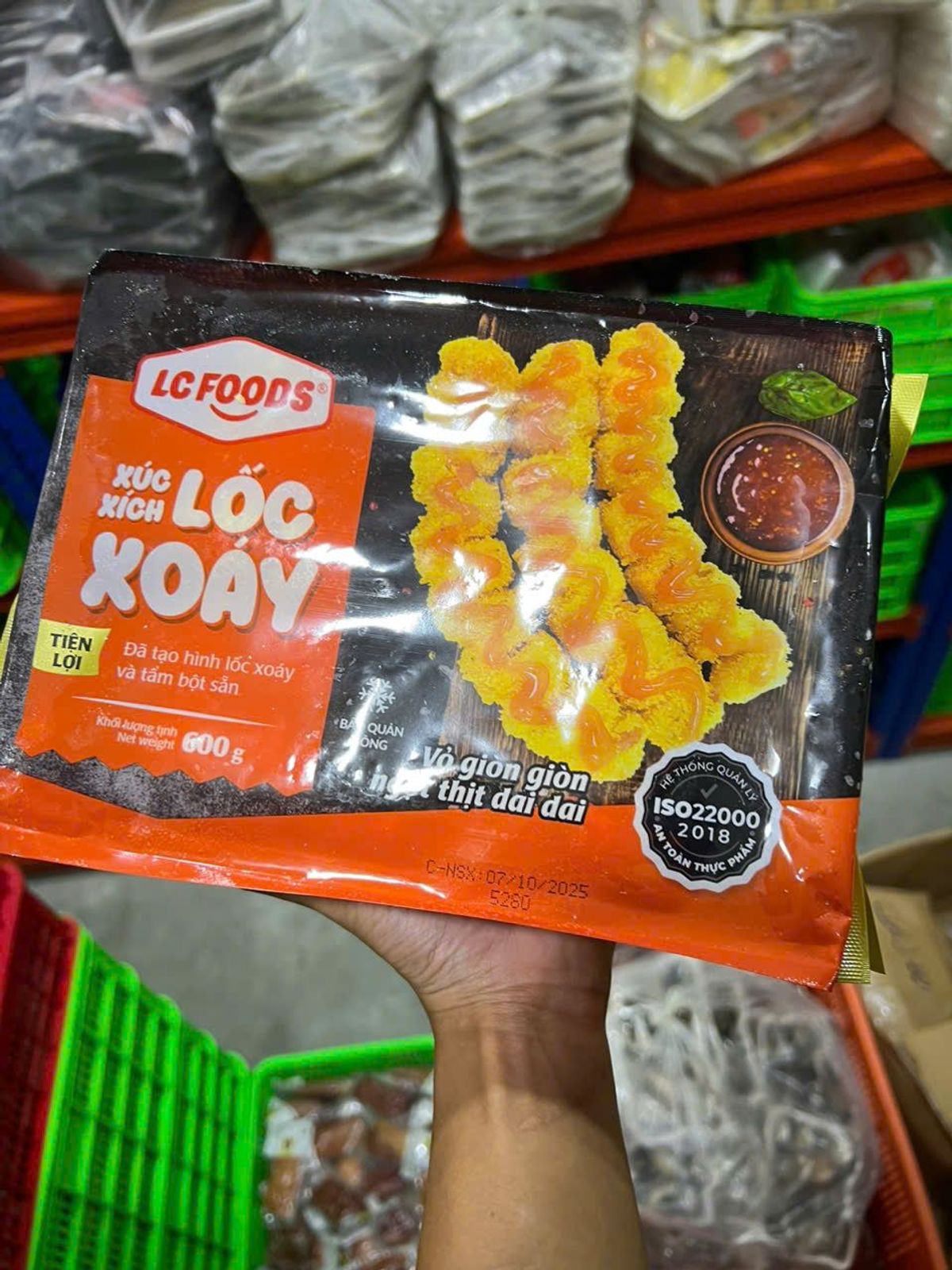 Xúc xích LC lóc xoáy 600gr (giao tphcm hoả tốc) Xúc xích LC lóc xoáy 600gr (giao tphcm hoả tốc)