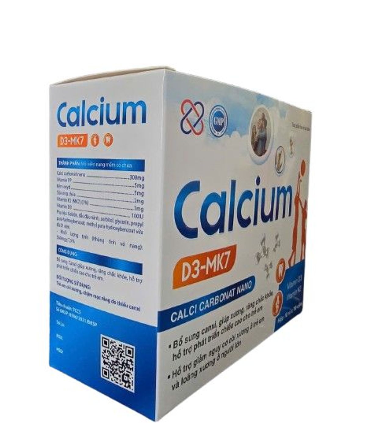 Viên uống Calcium D3 MK7 giúp bổ sung canxi, giúp xương, răng chắc khỏe hộp 100 viên Viên uống Calcium D3 MK7 giúp bổ sung canxi, giúp xương, răng chắc khỏe hộp 100 viên