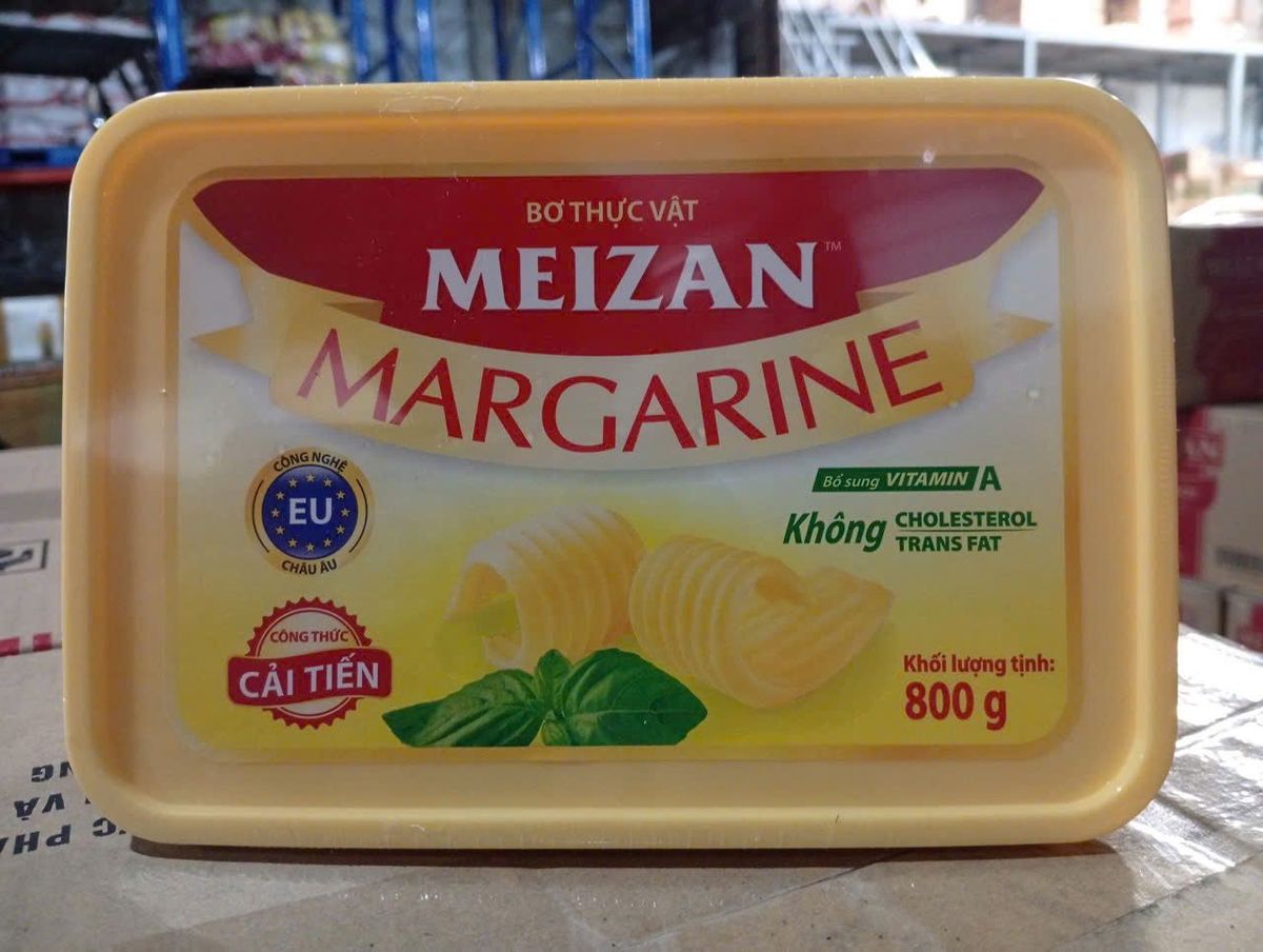 Bơ Meizan Thực Vật Thơm Ngon hộp 800g Bơ Meizan Thực Vật Thơm Ngon hộp 800g