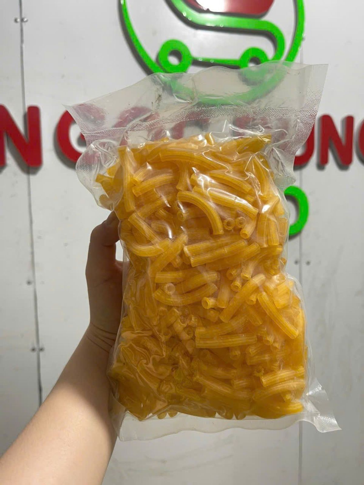 Nui ống vàng bịch 500gr Nui ống vàng bịch 500gr
