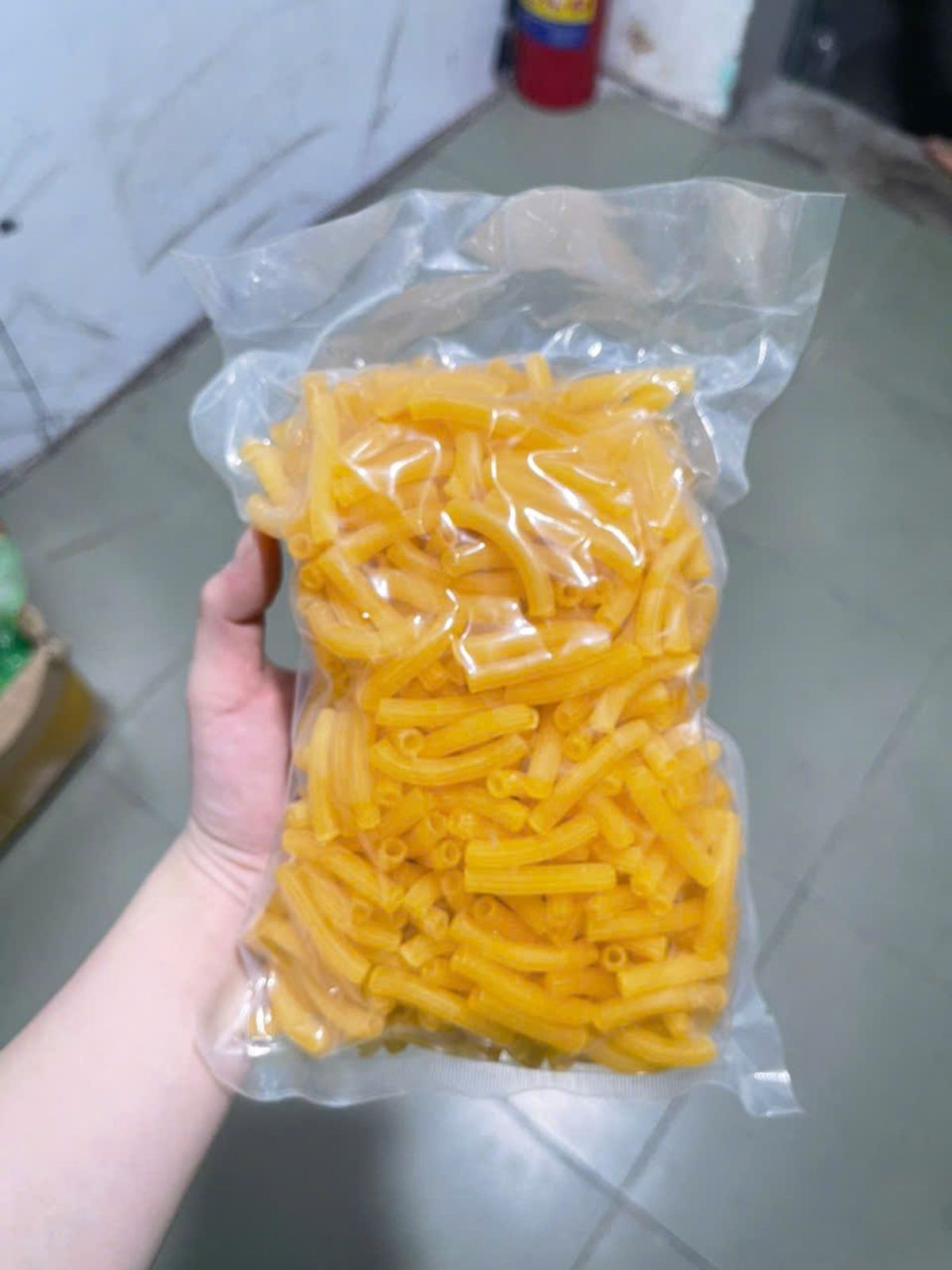 Nui ống vàng bịch 500gr Nui ống vàng bịch 500gr