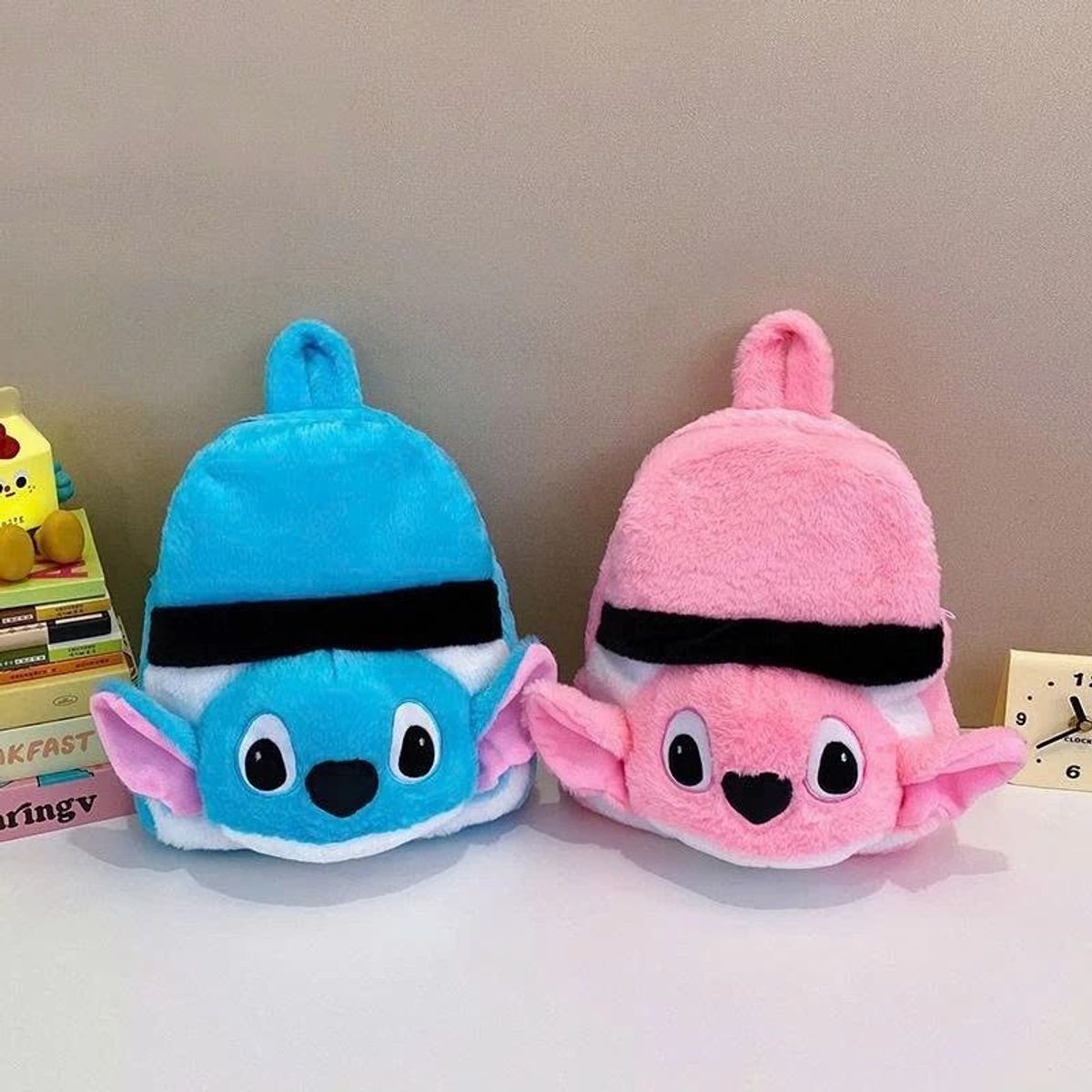 BALO LÔNG STITCH SỌC ĐEN ĐÁNG YÊU CHO BÉ MẦM NON - PIPI STORE BALO LÔNG STITCH SỌC ĐEN ĐÁNG YÊU CHO BÉ MẦM NON - PIPI STORE