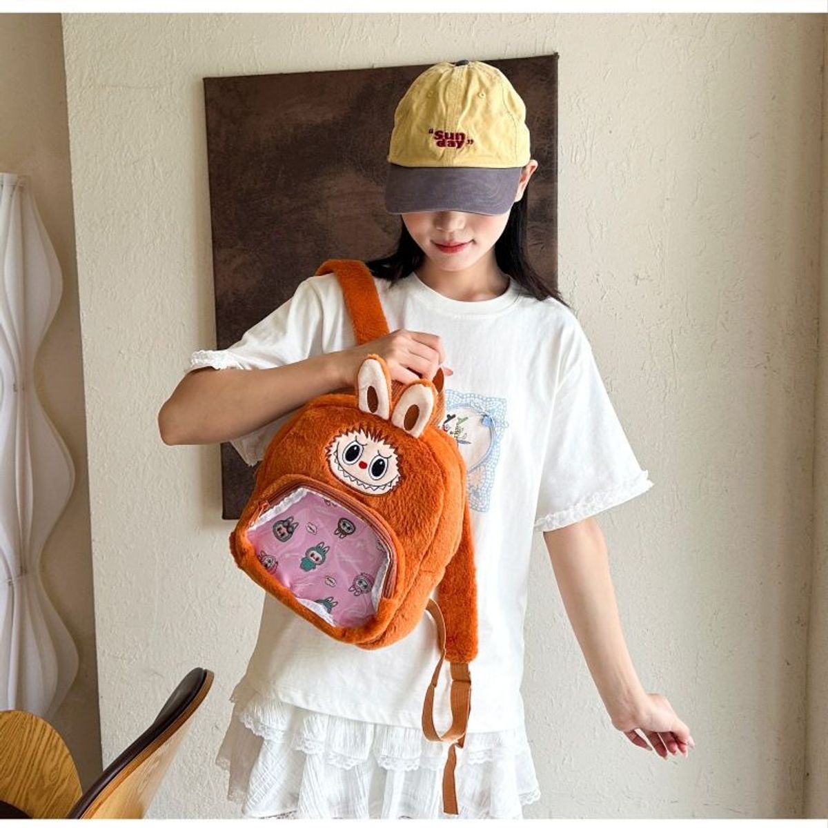 BALO HOẠT HÌNH LABUBU PHỐI KÍNH VẢI LÔNG MỀM MỊN – SIÊU XINH SIÊU HOT BALO HOẠT HÌNH LABUBU PHỐI KÍNH VẢI LÔNG MỀM MỊN – SIÊU XINH SIÊU HOT