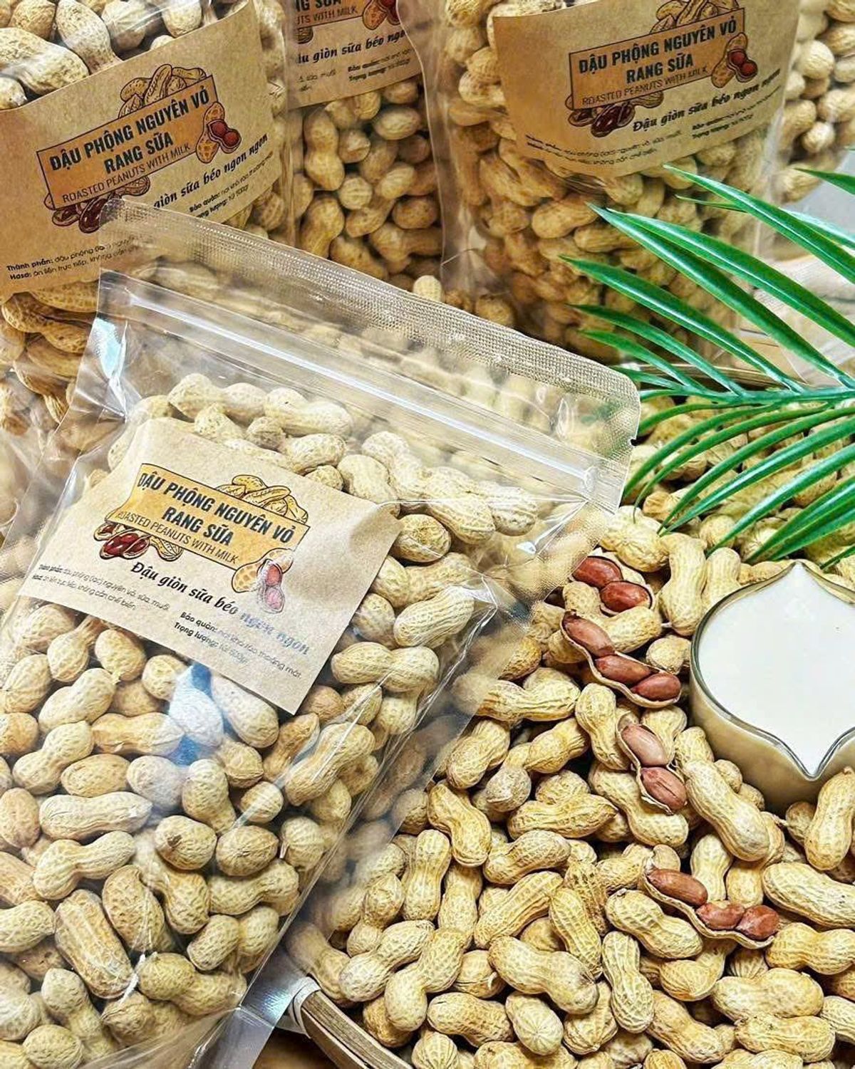 ĐẬU PHỘNG NGUYÊN VỎ RANG SỮA THƠM NGON 500G - WINNIE HOUSE ĐẬU PHỘNG NGUYÊN VỎ RANG SỮA THƠM NGON 500G - WINNIE HOUSE