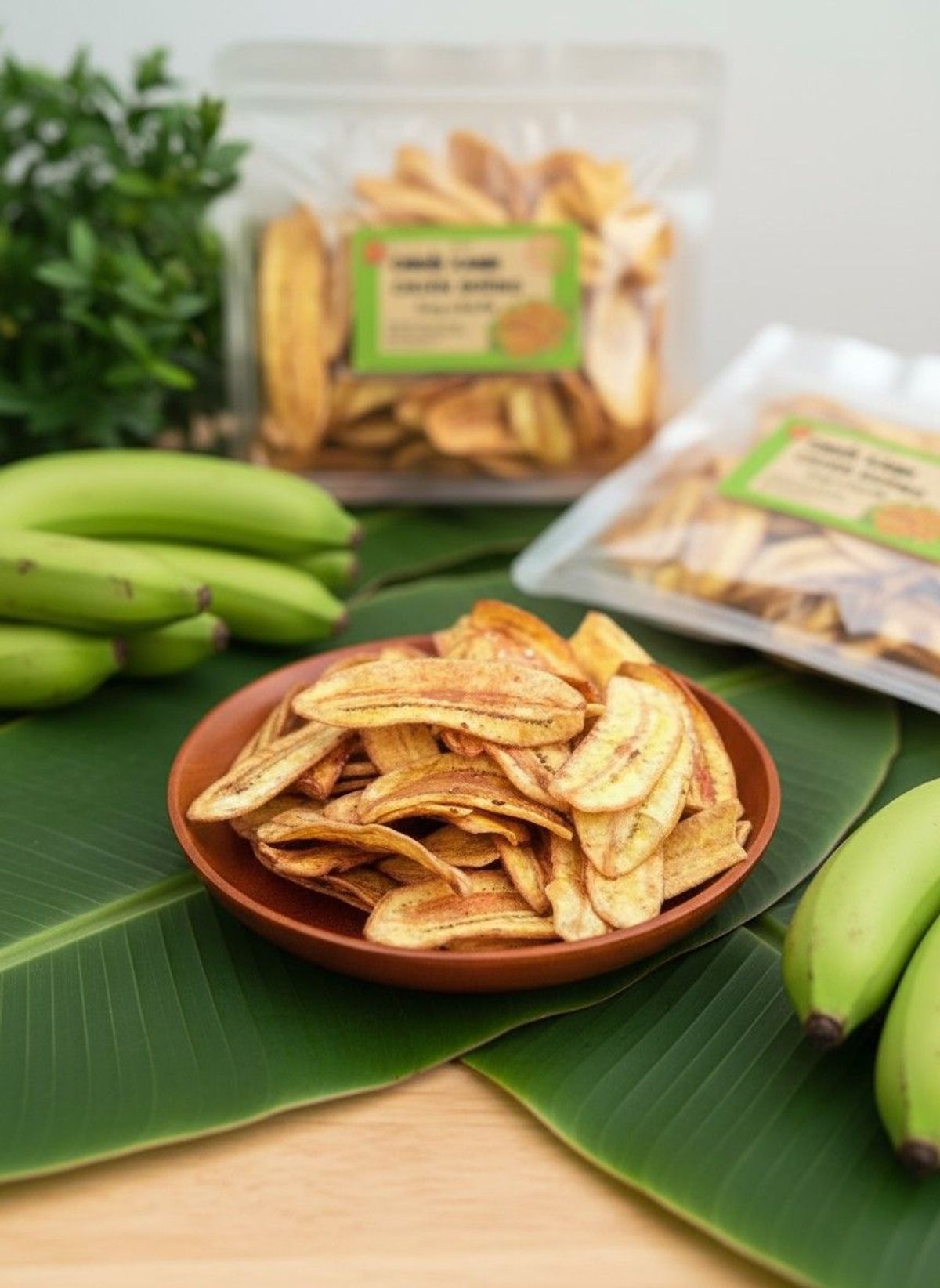 CHUỐI XANH CHIÊN ĐƯỜNG – GIÒN NGỌT CHUẨN VỊ QUÊ NHÀ 300G - WINNIE HOUSE CHUỐI XANH CHIÊN ĐƯỜNG – GIÒN NGỌT CHUẨN VỊ QUÊ NHÀ 300G - WINNIE HOUSE