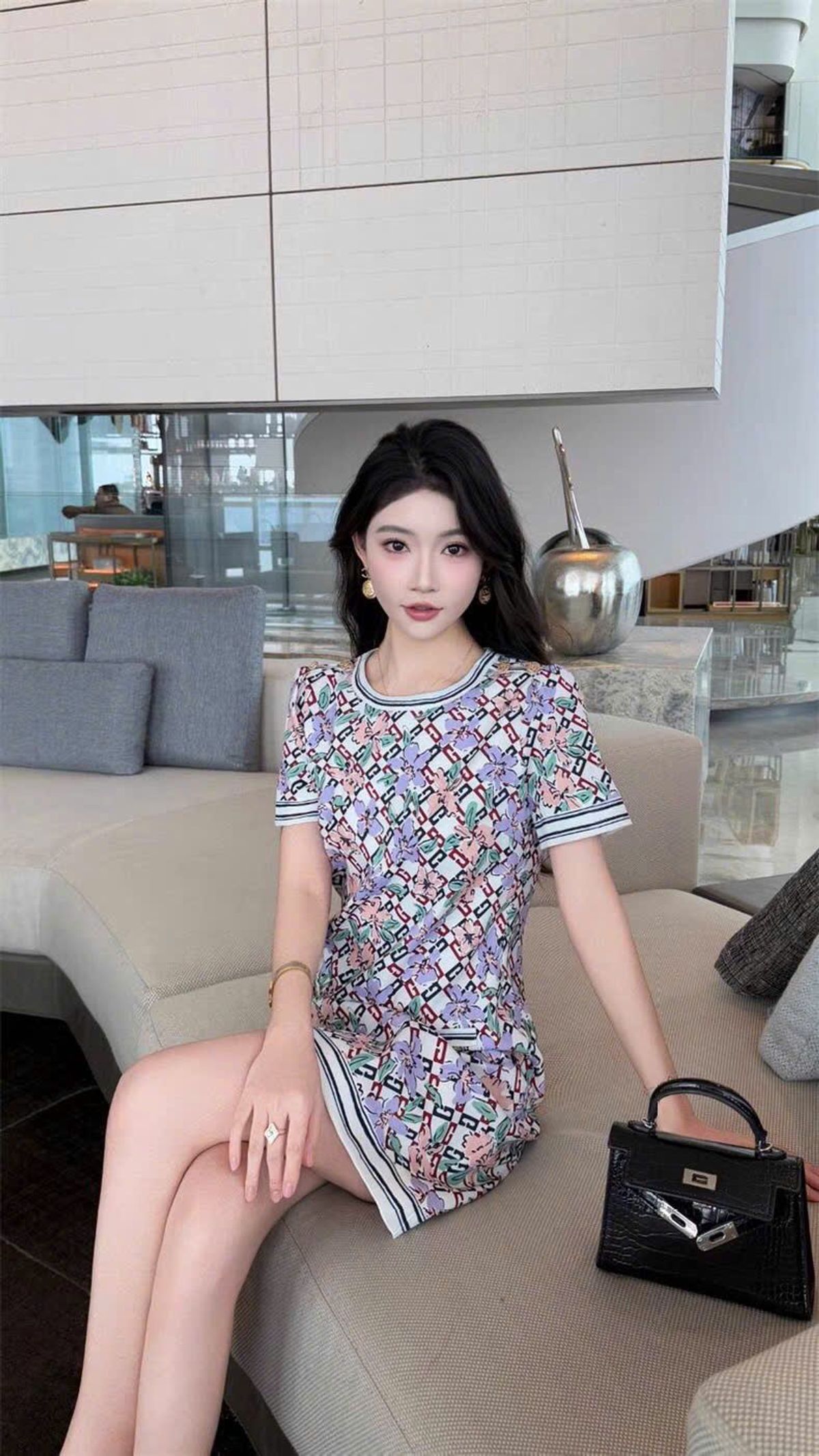 Đầm suông cao cấp hàng nhập sang trọng Đầm suông cao cấp hàng nhập sang trọng