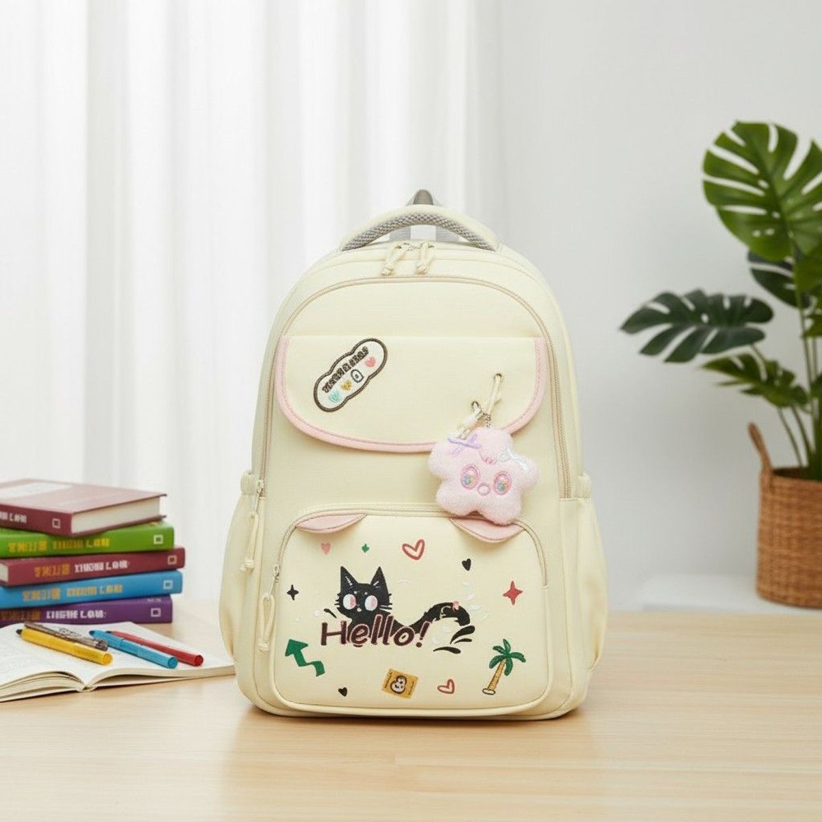 BALO NỮ ĐI HỌC THỜI TRANG A807 – XINH XẮN, NHẸ VÀ CỰC DỄ THƯƠNG - PIPI STORE BALO NỮ ĐI HỌC THỜI TRANG A807 – XINH XẮN, NHẸ VÀ CỰC DỄ THƯƠNG - PIPI STORE