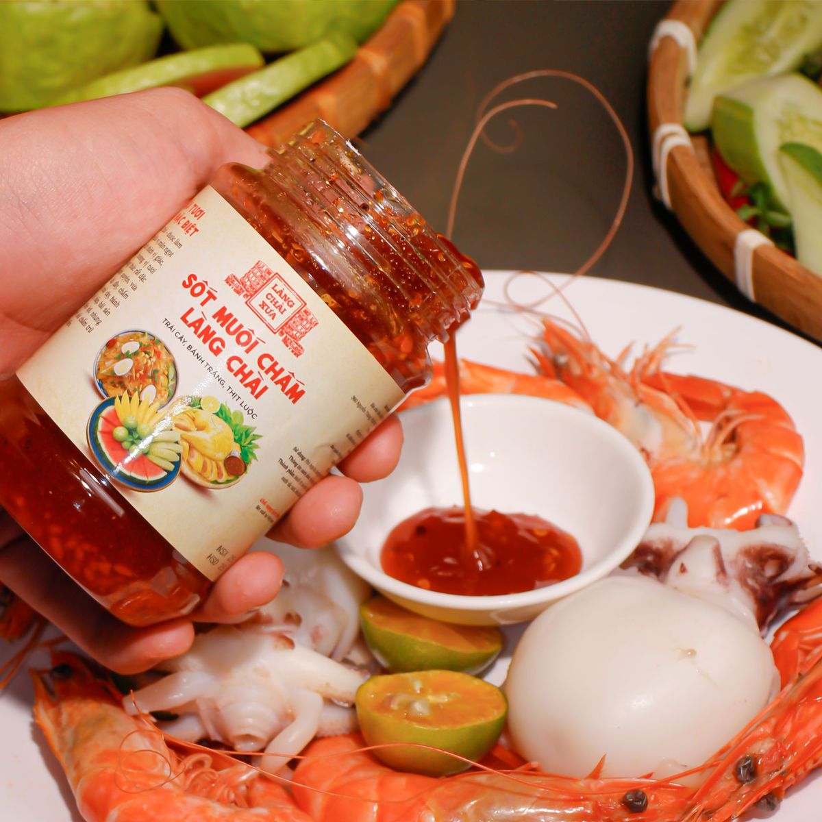 Sốt muối chấm Làng Chài Xưa 290g nguyên liệu tươi thơm ngon đặc biệt chấm đa dạng món ăn Sốt muối chấm Làng Chài Xưa 290g nguyên liệu tươi thơm ngon đặc biệt chấm đa dạng món ăn