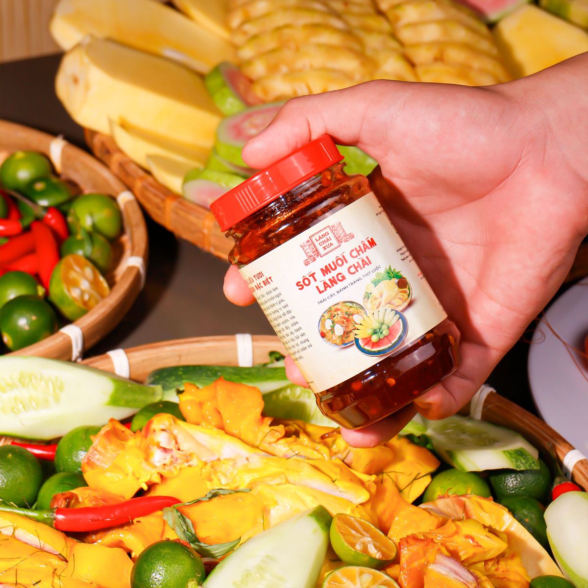 Sốt muối chấm Làng Chài Xưa 290g nguyên liệu tươi thơm ngon đặc biệt chấm đa dạng món ăn Sốt muối chấm Làng Chài Xưa 290g nguyên liệu tươi thơm ngon đặc biệt chấm đa dạng món ăn