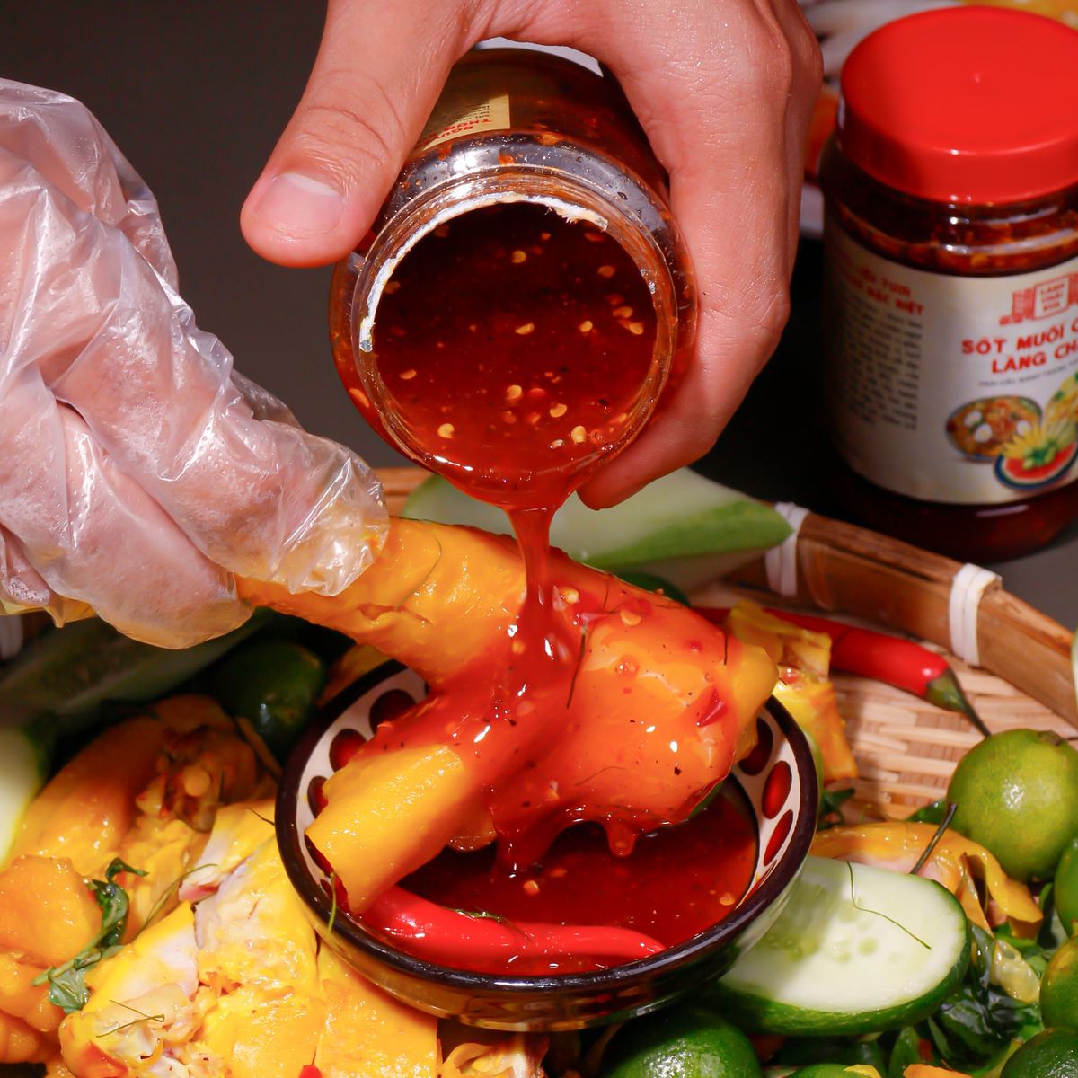 Sốt muối chấm Làng Chài Xưa 290g nguyên liệu tươi thơm ngon đặc biệt chấm đa dạng món ăn Sốt muối chấm Làng Chài Xưa 290g nguyên liệu tươi thơm ngon đặc biệt chấm đa dạng món ăn