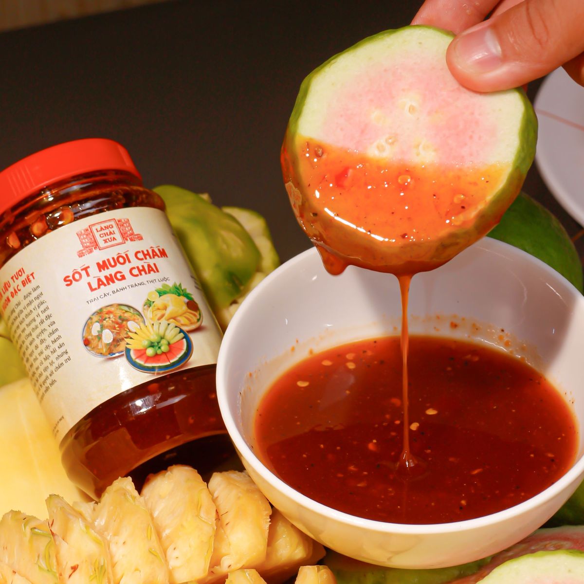 Sốt muối chấm Làng Chài Xưa 290g nguyên liệu tươi thơm ngon đặc biệt chấm đa dạng món ăn Sốt muối chấm Làng Chài Xưa 290g nguyên liệu tươi thơm ngon đặc biệt chấm đa dạng món ăn