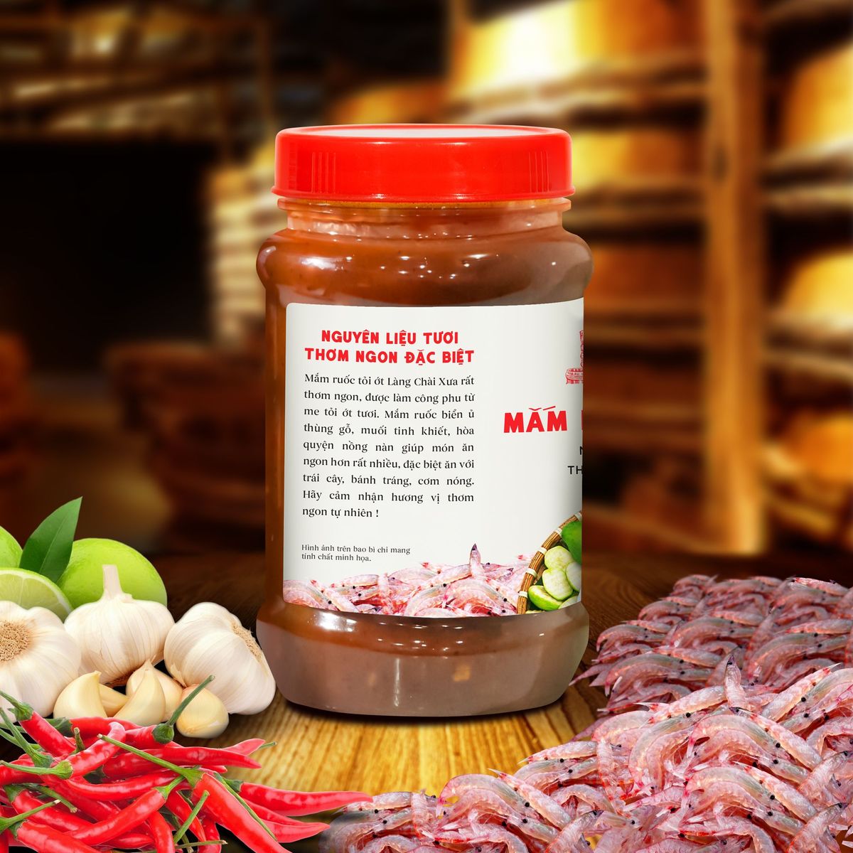 Mắm ruốc ăn liền Làng Chài Xưa hủ 260g (ăn thấy me tươi có hột chua chua rất ngon) nguyên liệu tươi thơm ngon đặc biệt Mắm ruốc ăn liền Làng Chài Xưa hủ 260g (ăn thấy me tươi có hột chua chua rất ngon) nguyên liệu tươi thơm ngon đặc biệt