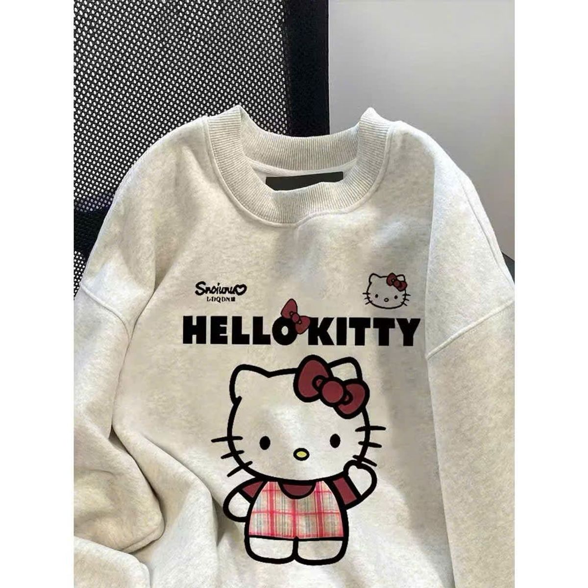 Áo SWETER nam nữ in HELLO KITTY (in pét) hình in xịn Áo SWETER nam nữ in HELLO KITTY (in pét) hình in xịn