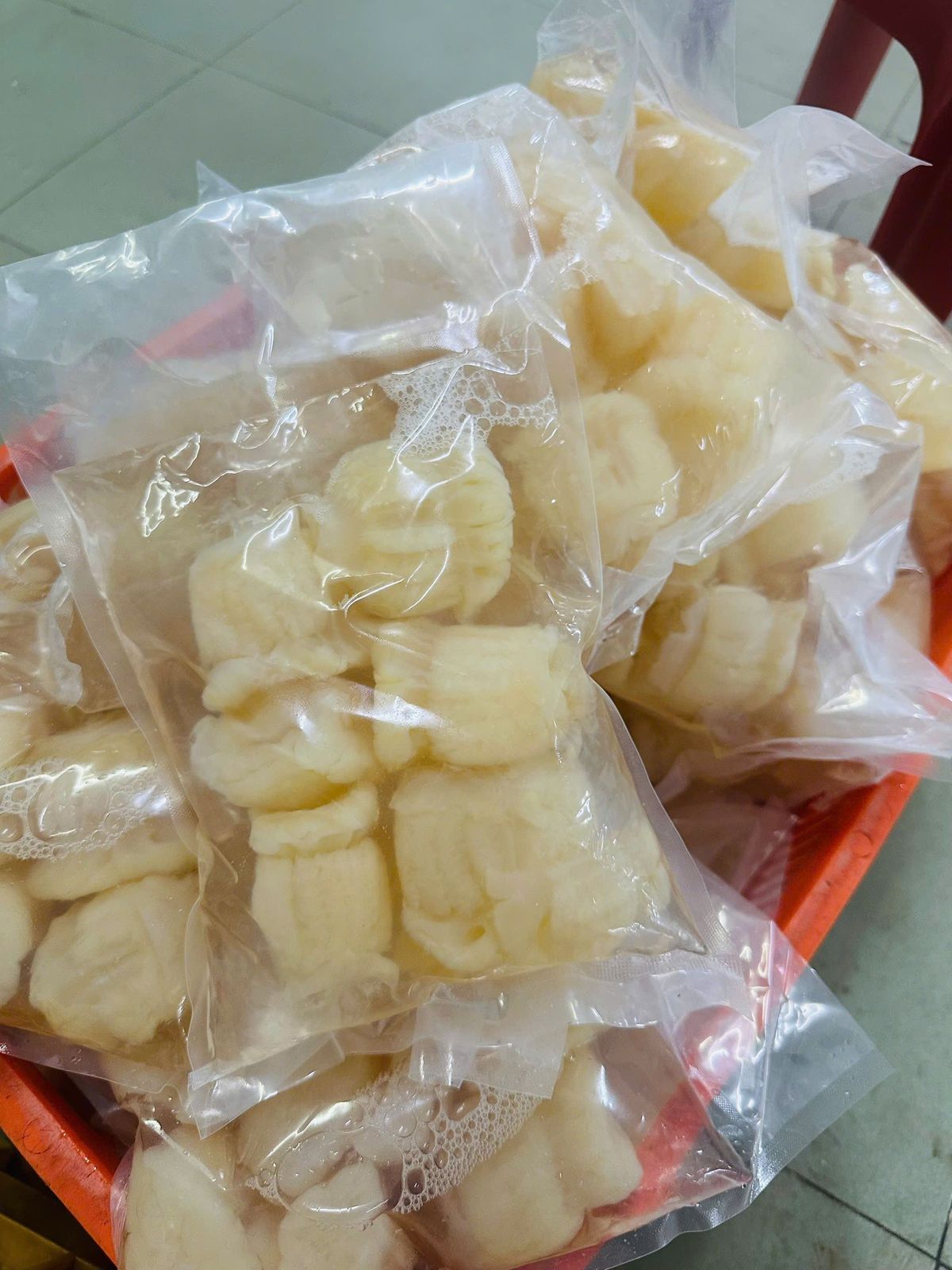 ***Sứa Đạn Thái Lan Nhập Khẩu Tươi đã nhã mặn - bịch 4-6 cục 500gr (hoả tốc hcm) ***Sứa Đạn Thái Lan Nhập Khẩu Tươi đã nhã mặn - bịch 4-6 cục 500gr (hoả tốc hcm)