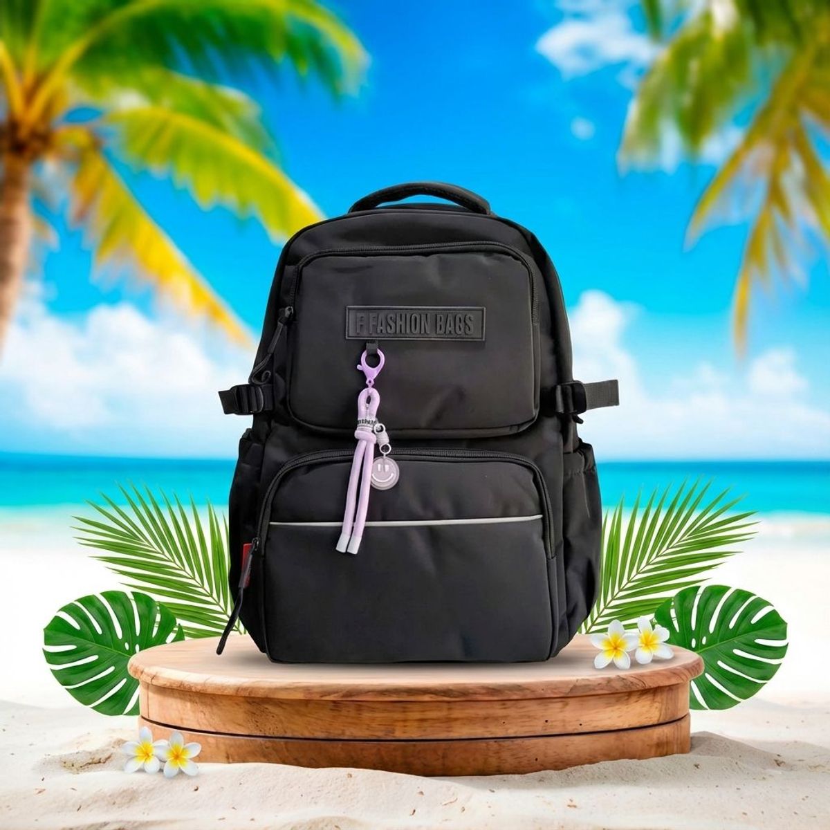 BALÔ THỜI TRANG DÙ ĐEN A0261 – THIẾT KẾ MỚI, BỀN, RỘNG RÃI - PIPI STORE BALÔ THỜI TRANG DÙ ĐEN A0261 – THIẾT KẾ MỚI, BỀN, RỘNG RÃI - PIPI STORE