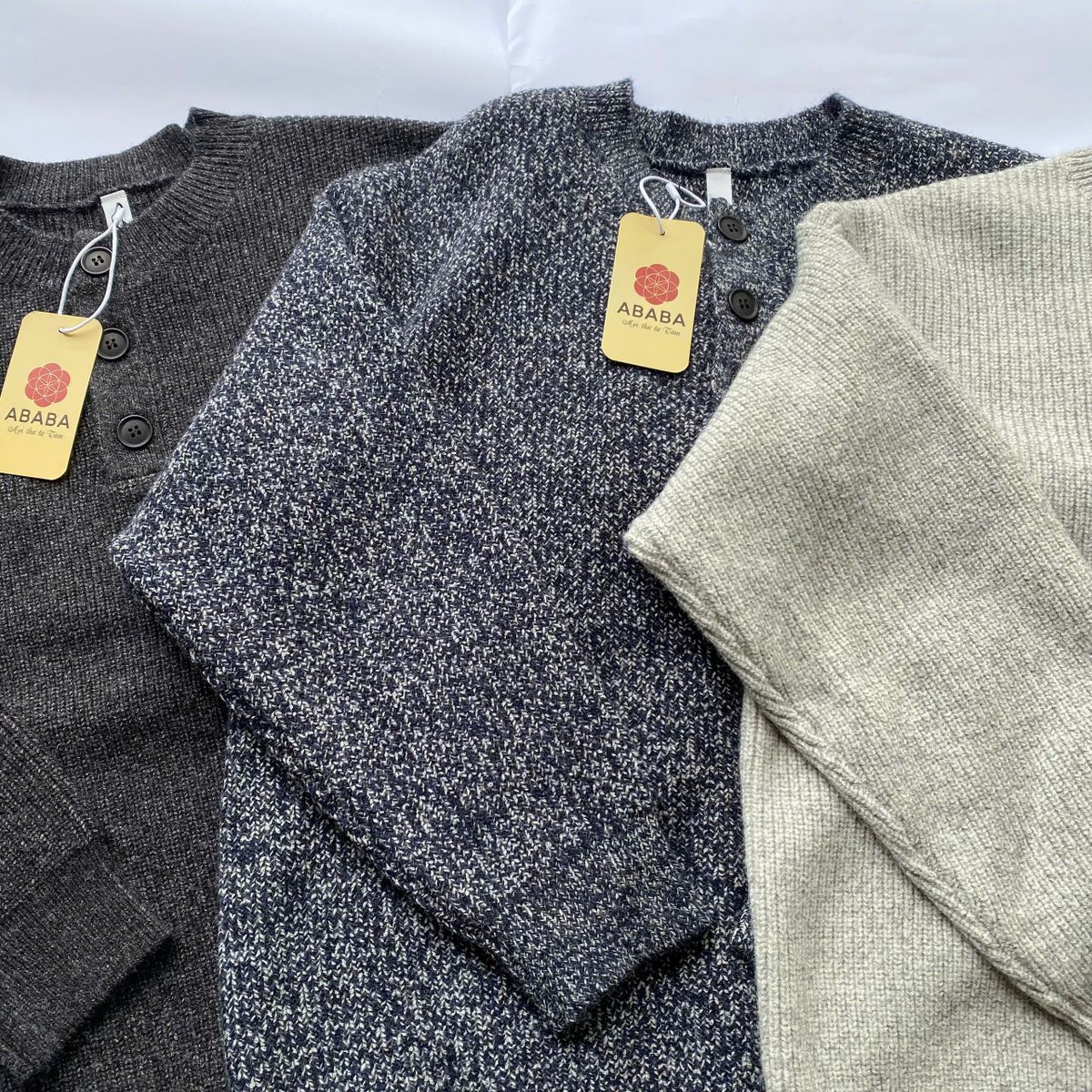 Áo Len Nam Cổ Henley hàng QC cao cấp Dày Size M L XL XXL 3XL Hà Đinh - HENLEY-F68118 Áo Len Nam Cổ Henley hàng QC cao cấp Dày Size M L XL XXL 3XL Hà Đinh - HENLEY-F68118