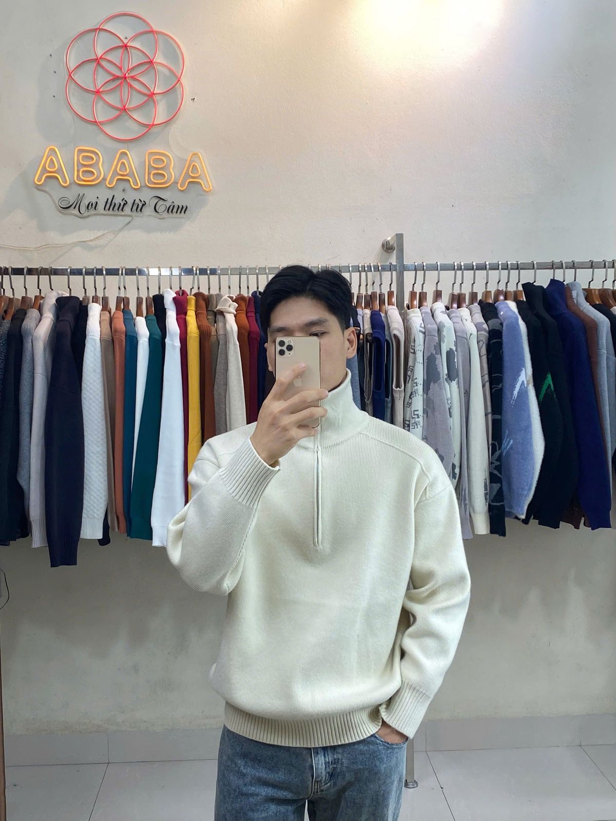 Áo Len Nam Cổ Lọ Khóa Zip hàng Cao cấp size M L XL XXL 3XL Hà Đinh- Ziplo-f68161 Áo Len Nam Cổ Lọ Khóa Zip hàng Cao cấp size M L XL XXL 3XL Hà Đinh- Ziplo-f68161