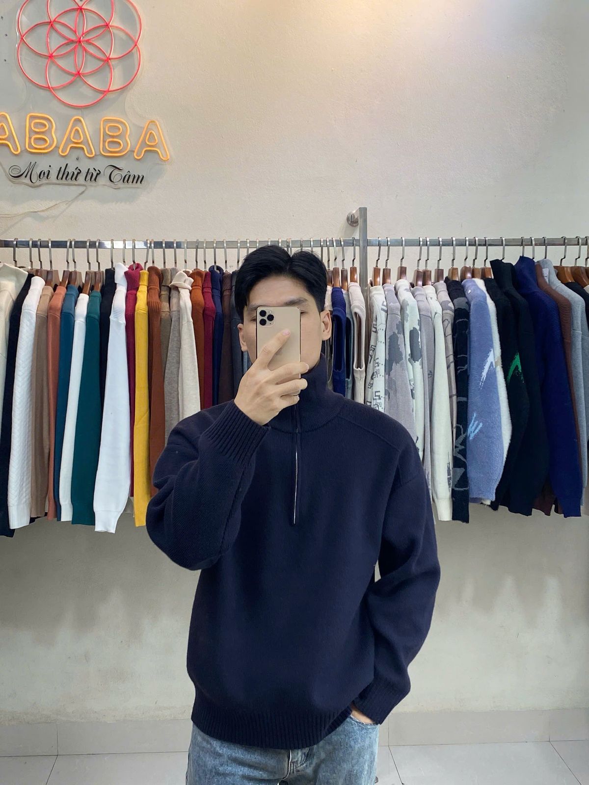 Áo Len Nam Cổ Lọ Khóa Zip hàng Cao cấp size M L XL XXL 3XL Hà Đinh- Ziplo-f68161 Áo Len Nam Cổ Lọ Khóa Zip hàng Cao cấp size M L XL XXL 3XL Hà Đinh- Ziplo-f68161