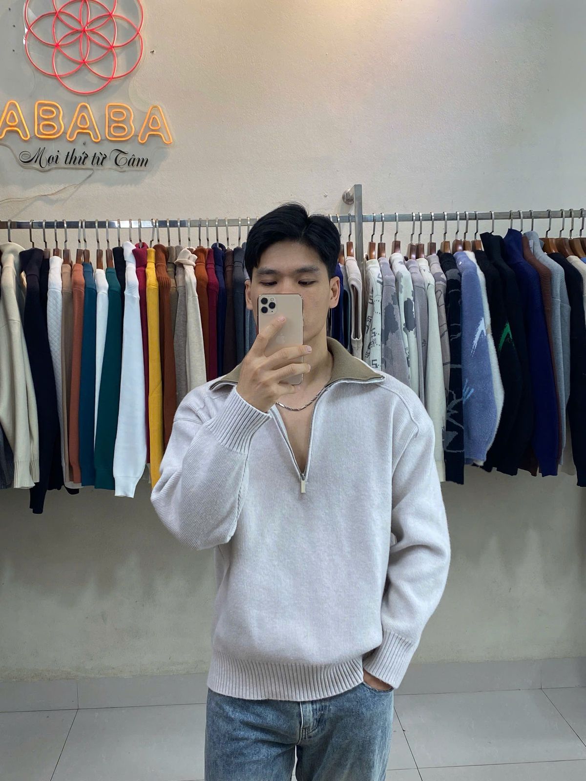 Áo Len Nam Cổ Lọ Khóa Zip hàng Cao cấp size M L XL XXL 3XL Hà Đinh- Ziplo-f68161 Áo Len Nam Cổ Lọ Khóa Zip hàng Cao cấp size M L XL XXL 3XL Hà Đinh- Ziplo-f68161
