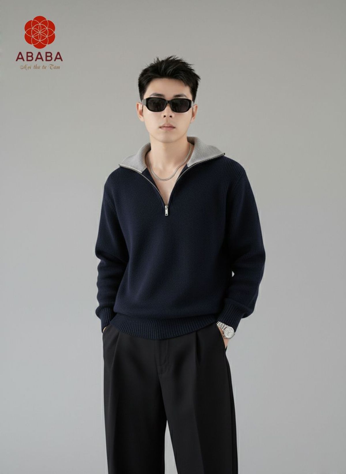 Áo Len Nam Cổ Lọ Khóa Zip hàng Cao cấp size M L XL XXL 3XL Hà Đinh- Ziplo-f68161 Áo Len Nam Cổ Lọ Khóa Zip hàng Cao cấp size M L XL XXL 3XL Hà Đinh- Ziplo-f68161