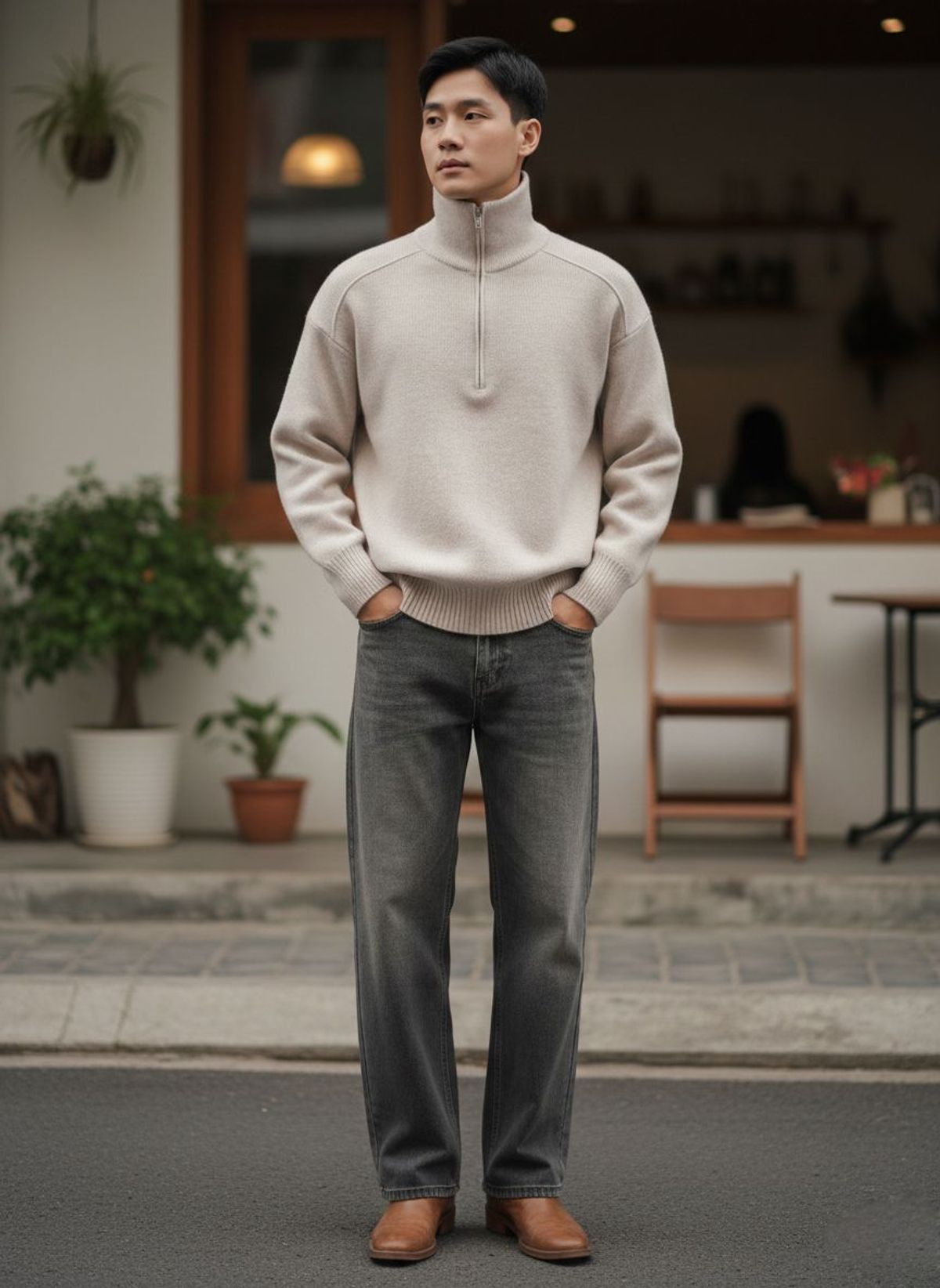 Áo Len Nam Cổ Lọ Khóa Zip hàng Cao cấp size M L XL XXL 3XL Hà Đinh- Ziplo-f68161 Áo Len Nam Cổ Lọ Khóa Zip hàng Cao cấp size M L XL XXL 3XL Hà Đinh- Ziplo-f68161
