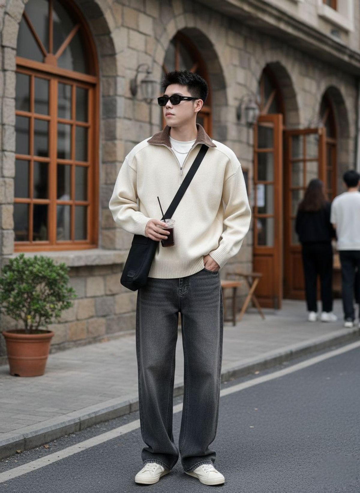 Áo Len Nam Cổ Lọ Khóa Zip hàng Cao cấp size M L XL XXL 3XL Hà Đinh- Ziplo-f68161 Áo Len Nam Cổ Lọ Khóa Zip hàng Cao cấp size M L XL XXL 3XL Hà Đinh- Ziplo-f68161