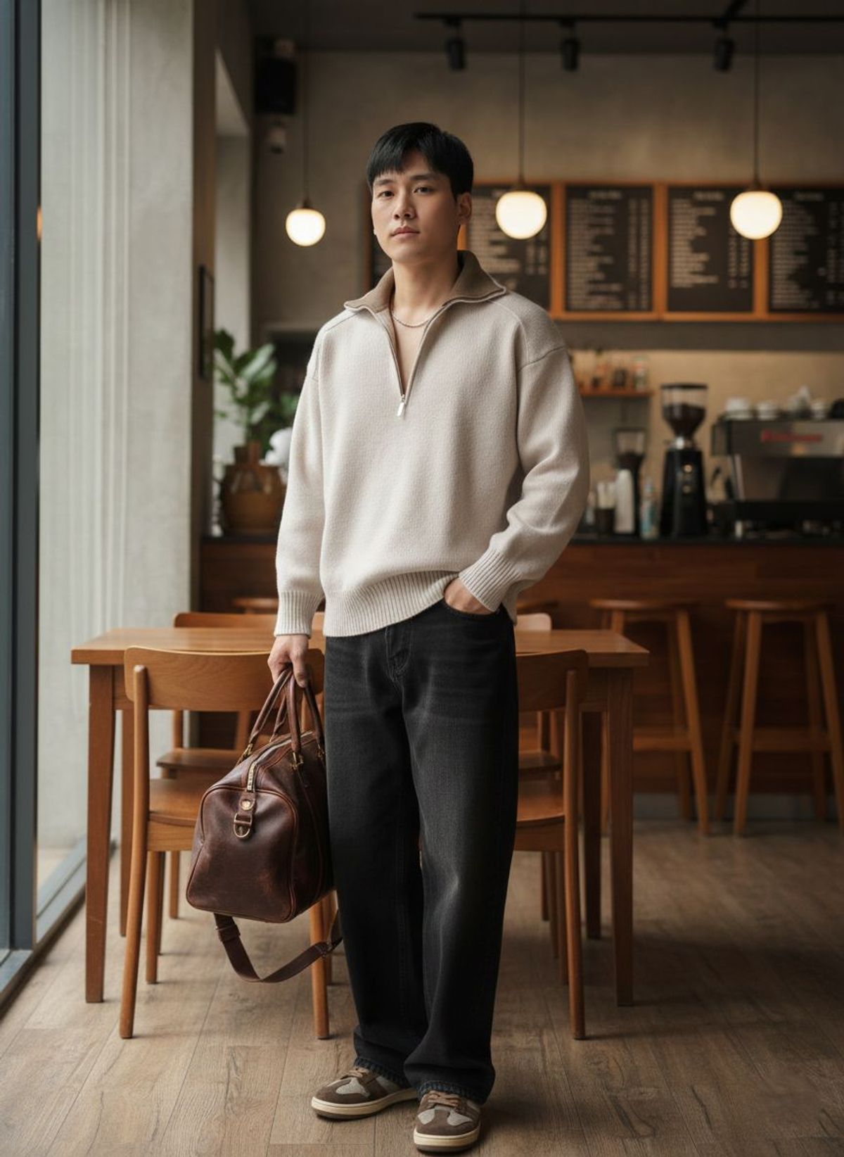 Áo Len Nam Cổ Lọ Khóa Zip hàng Cao cấp size M L XL XXL 3XL Hà Đinh- Ziplo-f68161 Áo Len Nam Cổ Lọ Khóa Zip hàng Cao cấp size M L XL XXL 3XL Hà Đinh- Ziplo-f68161