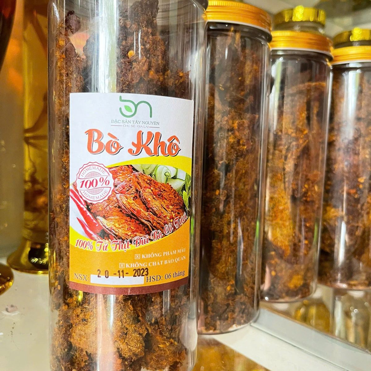 BÒ KHÔ SỢI - ĐẶC SẢN GIA LAI TÂY NGUYÊN - HỘP 500G BÒ KHÔ SỢI - ĐẶC SẢN GIA LAI TÂY NGUYÊN - HỘP 500G