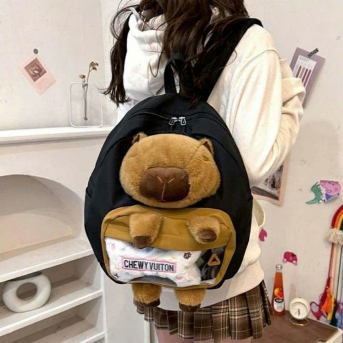 BALO CAPYBARA PHỐI KÍNH – NHẸ ÊM, XINH XẮN CHO BÉ - PIPI STORE BALO CAPYBARA PHỐI KÍNH – NHẸ ÊM, XINH XẮN CHO BÉ - PIPI STORE