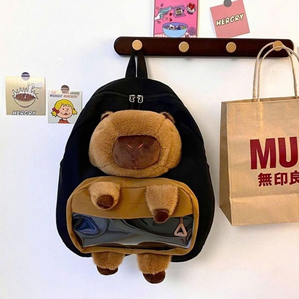 BALO CAPYBARA PHỐI KÍNH – NHẸ ÊM, XINH XẮN CHO BÉ - PIPI STORE BALO CAPYBARA PHỐI KÍNH – NHẸ ÊM, XINH XẮN CHO BÉ - PIPI STORE
