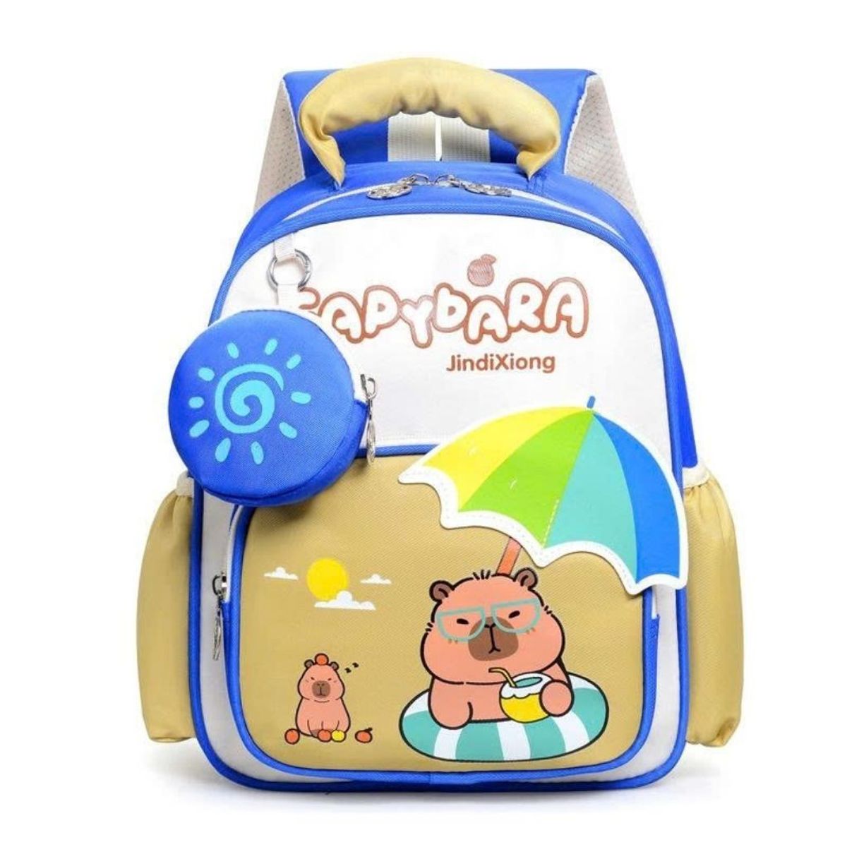 BALO MẦM NON HOẠT HÌNH CAPYBARA NHẸ – RỘNG – ÊM A102 - PIPI STORE BALO MẦM NON HOẠT HÌNH CAPYBARA NHẸ – RỘNG – ÊM A102 - PIPI STORE