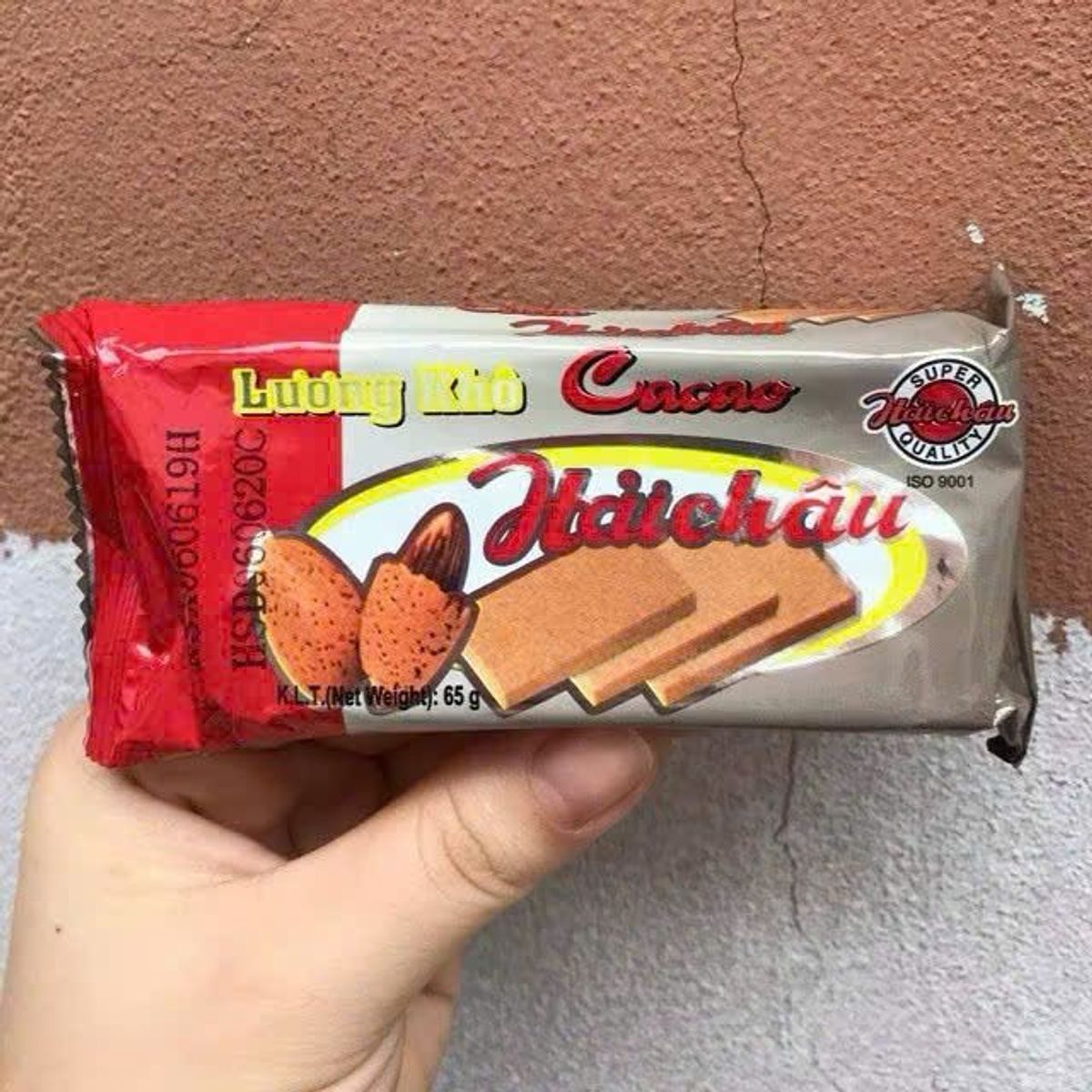 Lương khô Hải Châu 65gr/gói/2 thanh, vị ĐẬU XANH hoặc CACAO, thơm béo, nhiều dinh dưỡng - SET 10 GÓI Lương khô Hải Châu 65gr/gói/2 thanh, vị ĐẬU XANH hoặc CACAO, thơm béo, nhiều dinh dưỡng - SET 10 GÓI