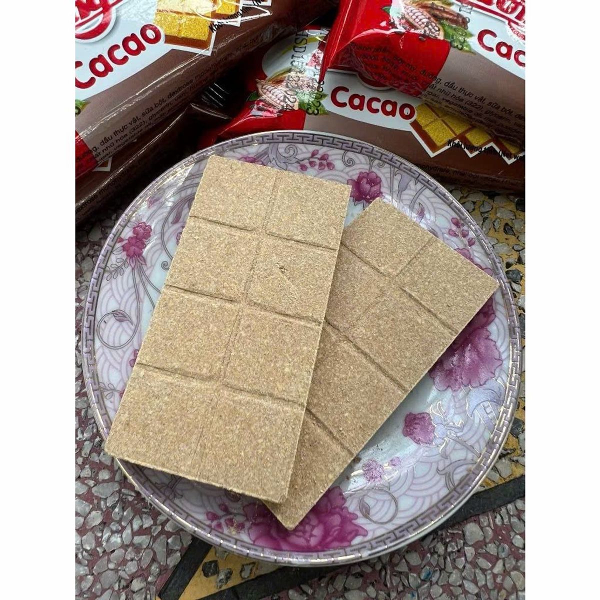 Lương khô Hải Châu 65gr/gói/2 thanh, vị ĐẬU XANH hoặc CACAO, thơm béo, nhiều dinh dưỡng - SET 10 GÓI Lương khô Hải Châu 65gr/gói/2 thanh, vị ĐẬU XANH hoặc CACAO, thơm béo, nhiều dinh dưỡng - SET 10 GÓI