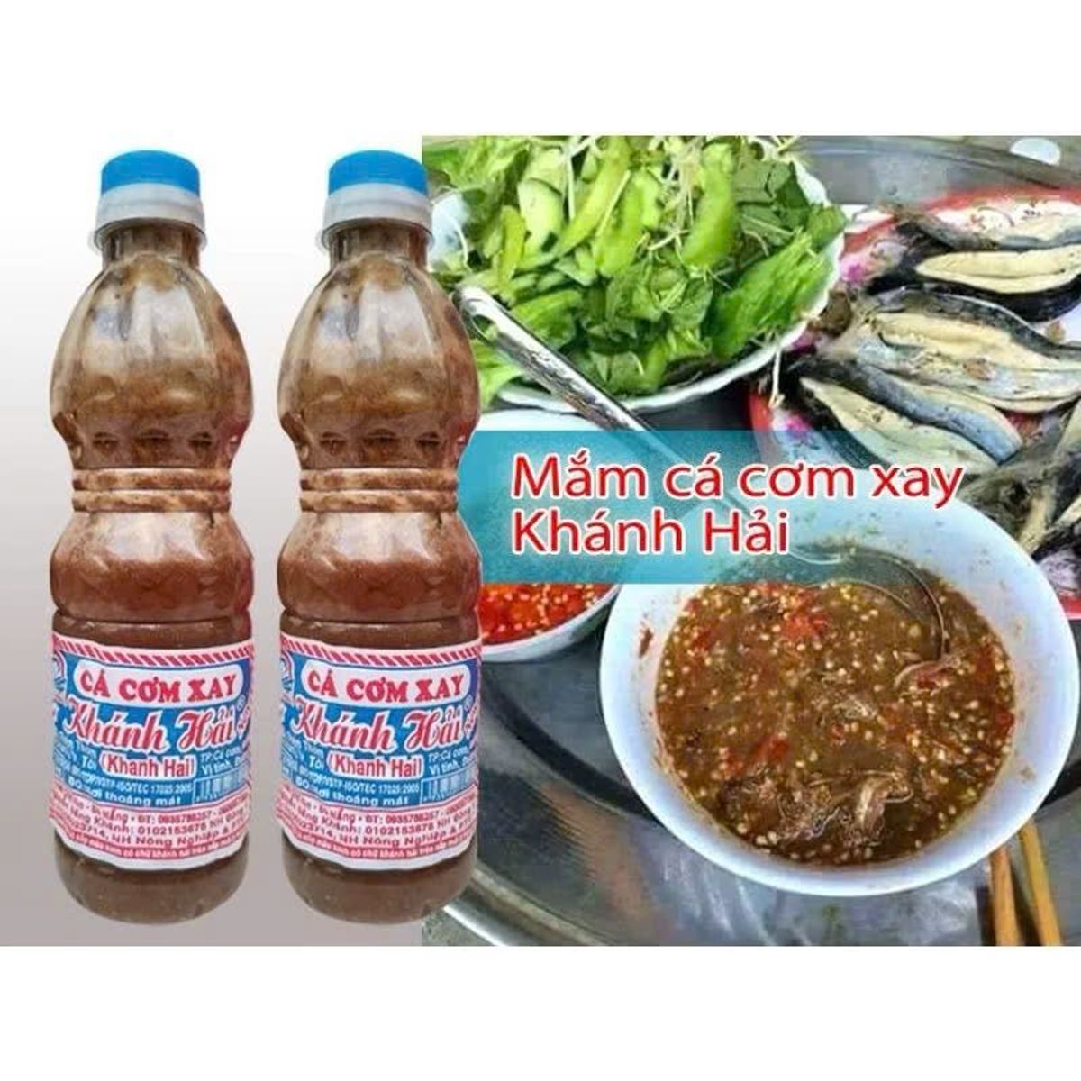 Mắm nêm cá cơm Khánh Hải, loại cá xay nhuyễn, đậm đà hương vị miền Trung - 500ml/chai Mắm nêm cá cơm Khánh Hải, loại cá xay nhuyễn, đậm đà hương vị miền Trung - 500ml/chai