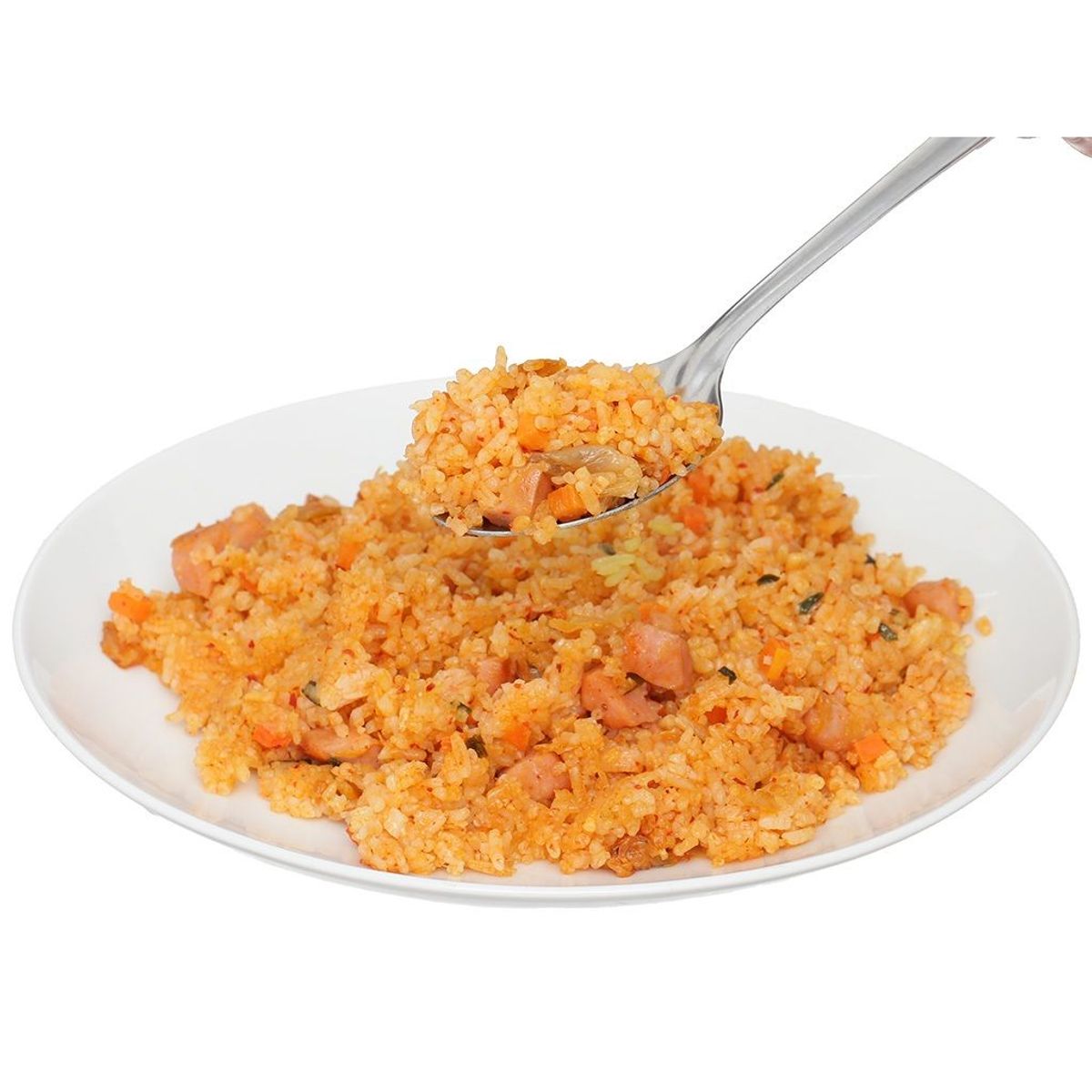 Cơm Chiên CJ Cầu Tre Kim Chi & Xúc Xích 210g Cơm Chiên CJ Cầu Tre Kim Chi & Xúc Xích 210g