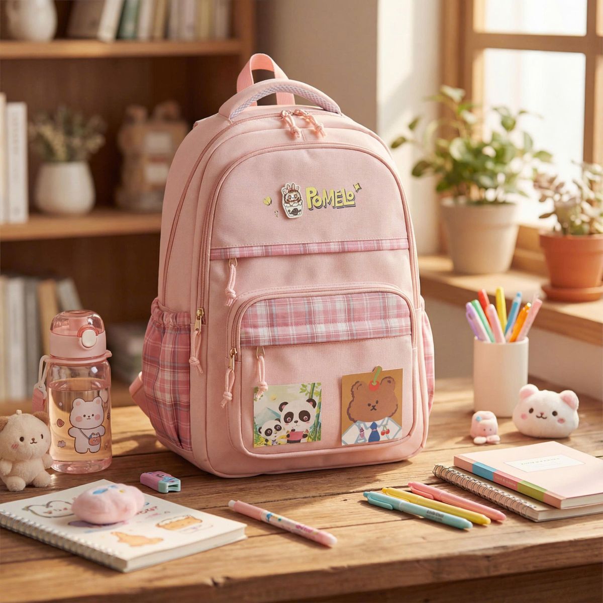 BALO THỜI TRANG LABUBU PHỐI KÍNH SIÊU DỄ THƯƠNG – NHẸ, XINH, TIỆN A8803 - PIPI STORE BALO THỜI TRANG LABUBU PHỐI KÍNH SIÊU DỄ THƯƠNG – NHẸ, XINH, TIỆN A8803 - PIPI STORE