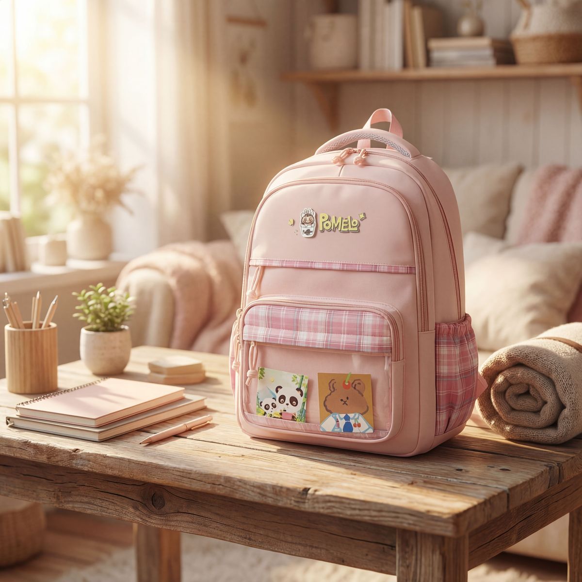 BALO THỜI TRANG LABUBU PHỐI KÍNH SIÊU DỄ THƯƠNG – NHẸ, XINH, TIỆN A8803 - PIPI STORE BALO THỜI TRANG LABUBU PHỐI KÍNH SIÊU DỄ THƯƠNG – NHẸ, XINH, TIỆN A8803 - PIPI STORE