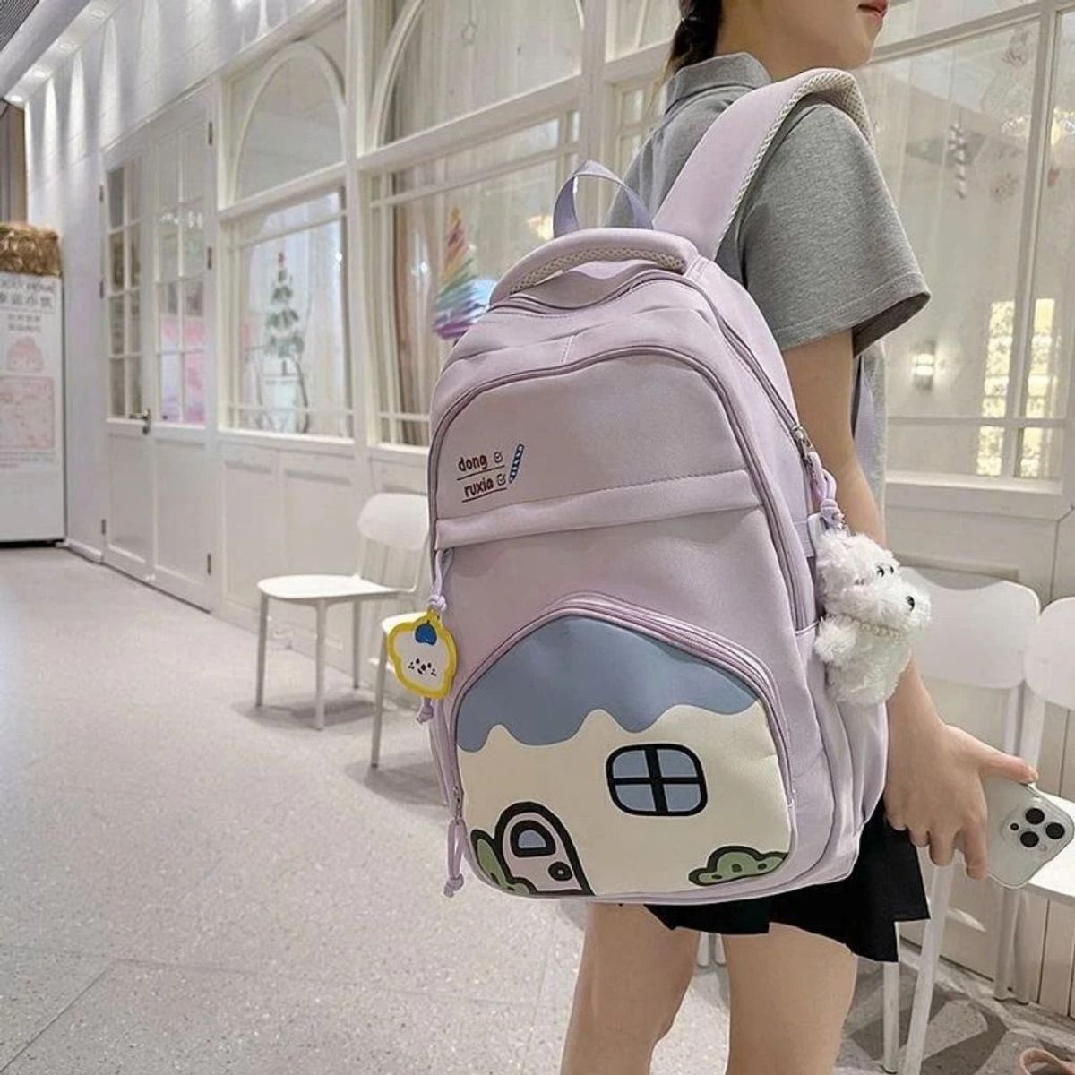 BALO HỌC SINH NỮ PASTEL – GỌN NHẸ, DỄ PHỐI ĐỒ A9957 - PIPI STORE BALO HỌC SINH NỮ PASTEL – GỌN NHẸ, DỄ PHỐI ĐỒ A9957 - PIPI STORE