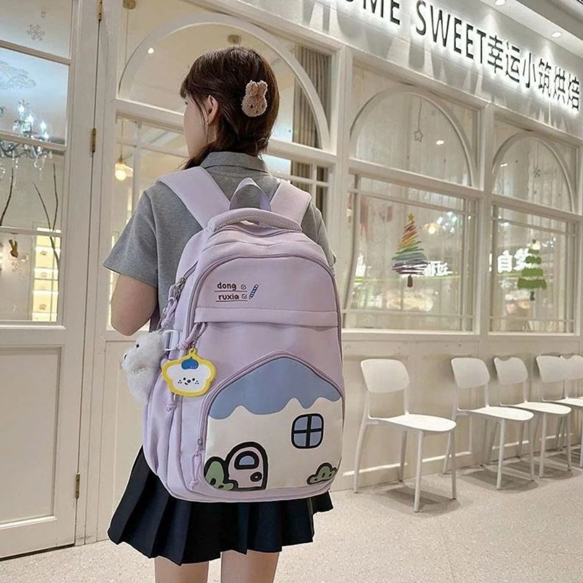 BALO HỌC SINH NỮ PASTEL – GỌN NHẸ, DỄ PHỐI ĐỒ A9957 - PIPI STORE BALO HỌC SINH NỮ PASTEL – GỌN NHẸ, DỄ PHỐI ĐỒ A9957 - PIPI STORE