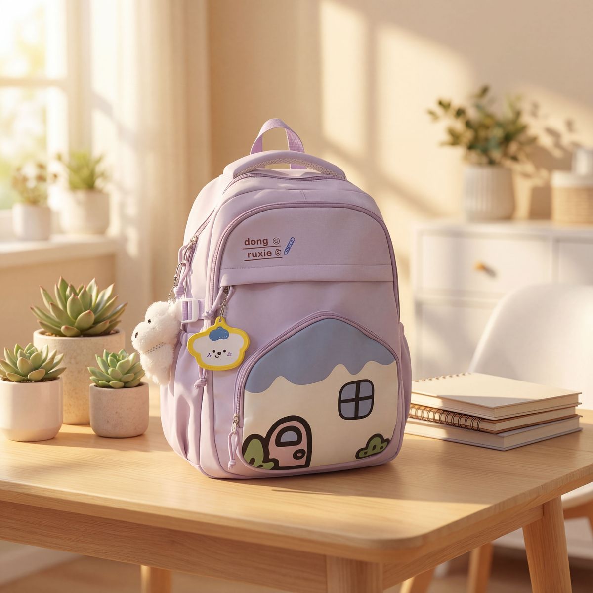 BALO HỌC SINH NỮ PASTEL – GỌN NHẸ, DỄ PHỐI ĐỒ A9957 - PIPI STORE BALO HỌC SINH NỮ PASTEL – GỌN NHẸ, DỄ PHỐI ĐỒ A9957 - PIPI STORE